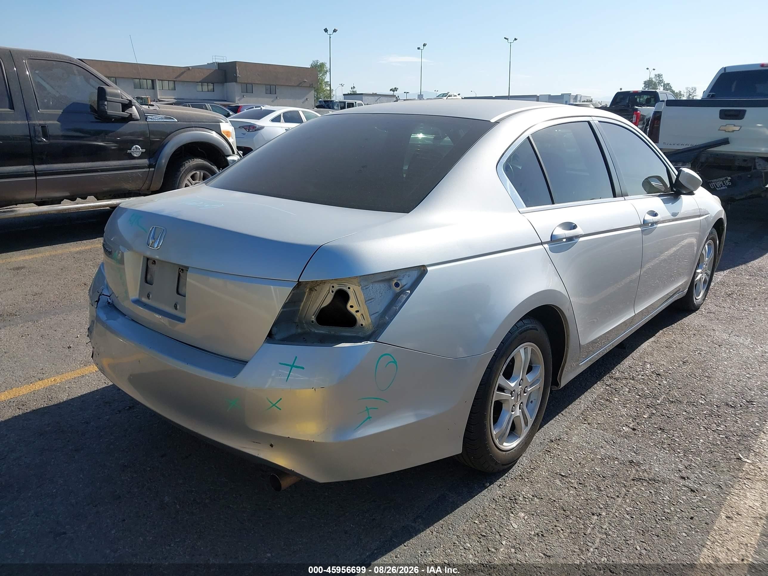 2009 Honda Accord 2.4 Lx Silver vin: 1HGCP26349A192571