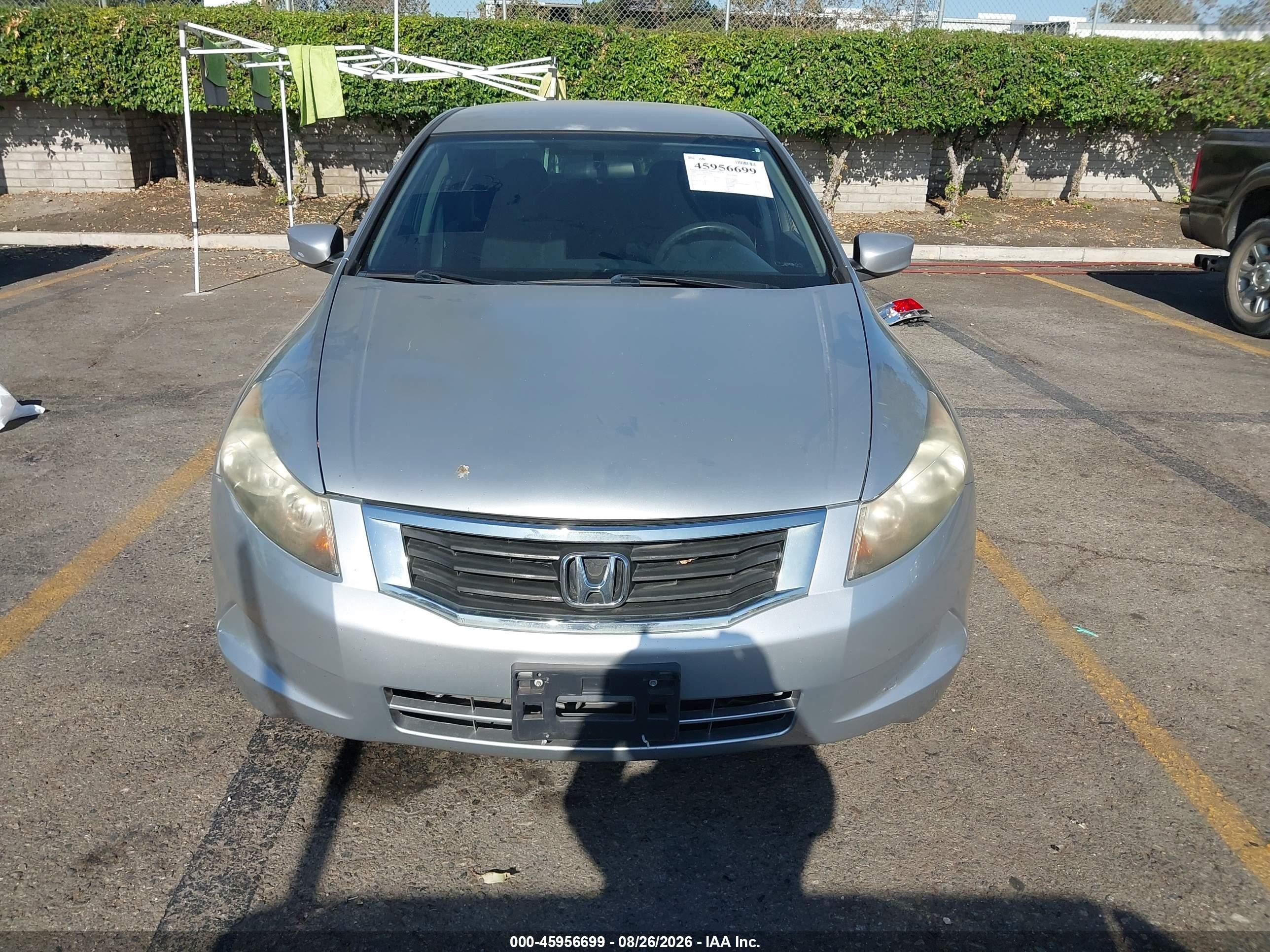 2009 Honda Accord 2.4 Lx Silver vin: 1HGCP26349A192571