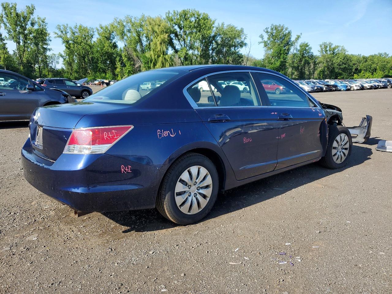 2009 Honda Accord Lx Синий vin: 1HGCP26349A198693