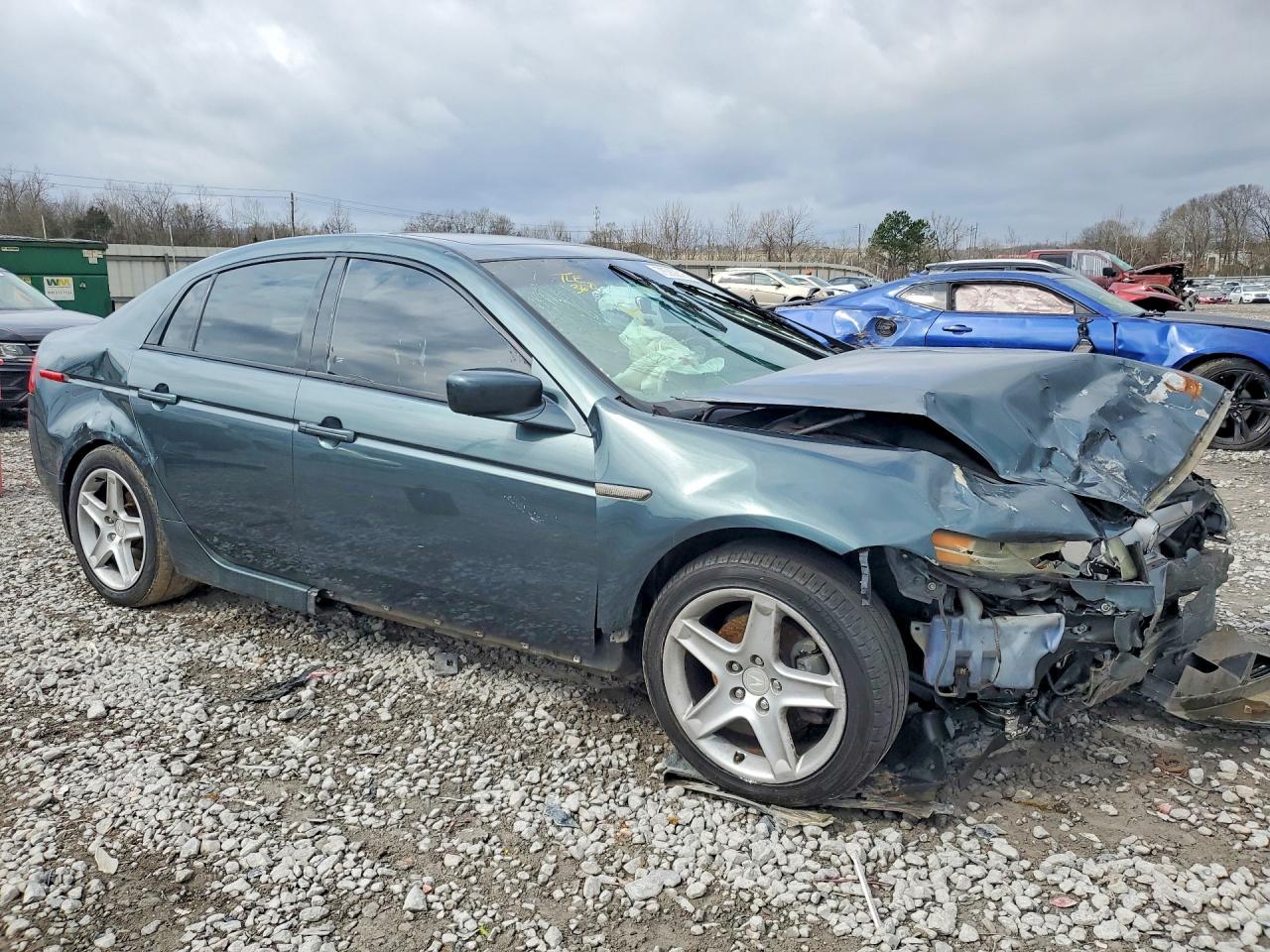 2004 Acura Tl Green vin: 19UUA66244A020926