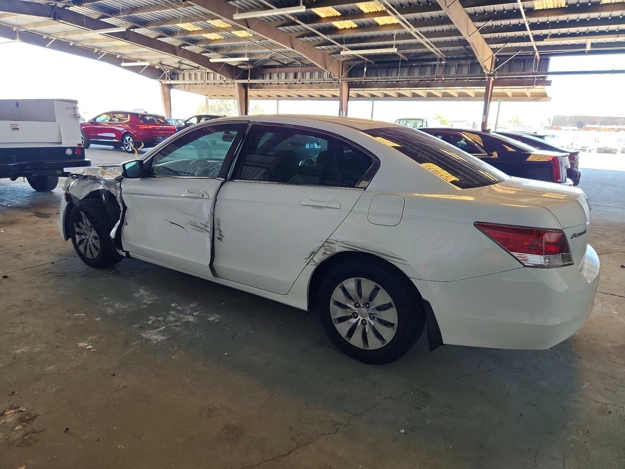 2008 Honda Accord Lx White vin: 1HGCP26358A018197