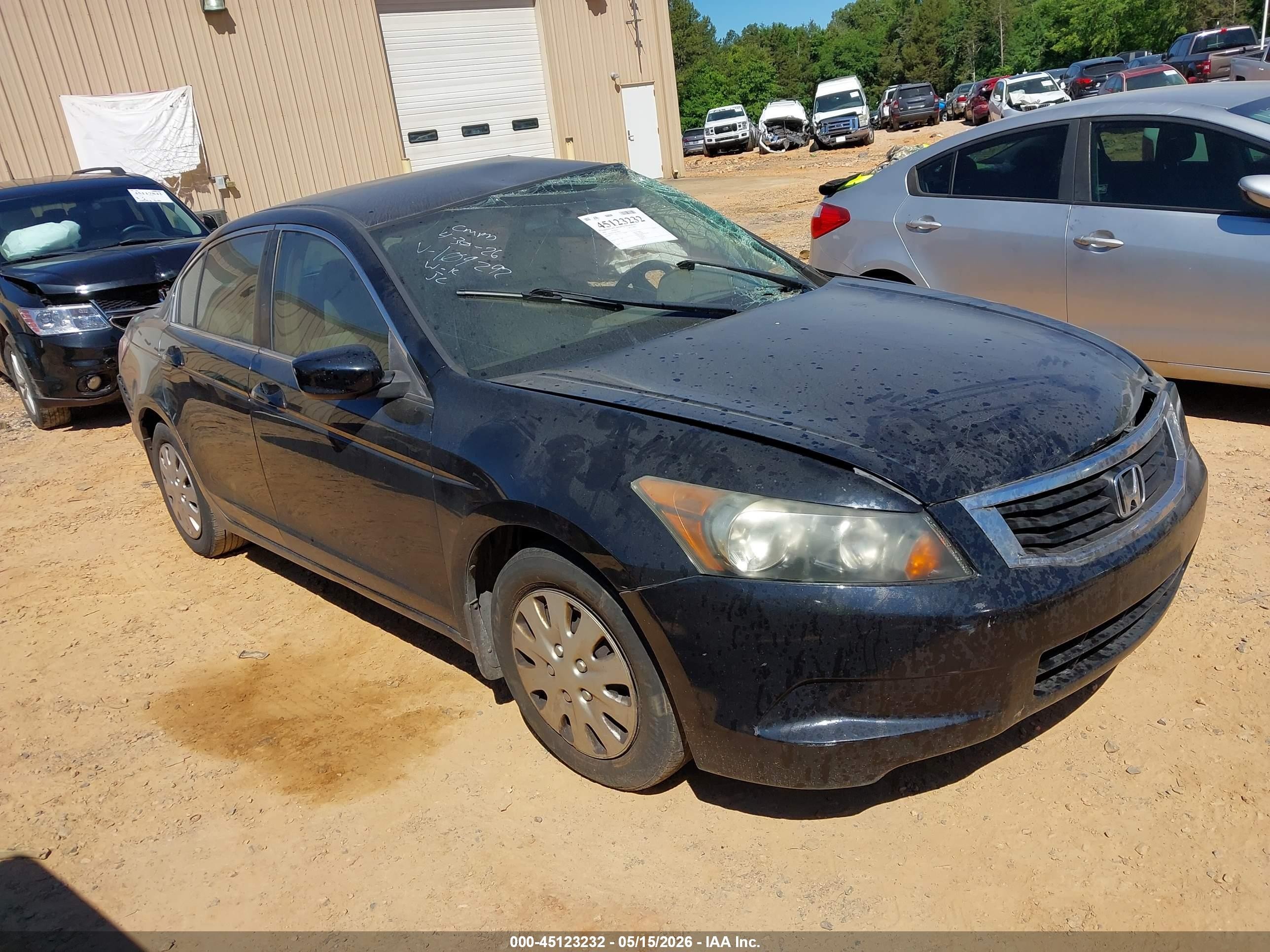 2008 Honda Accord 2.4 Lx Dark Blue vin: 1HGCP26358A109292