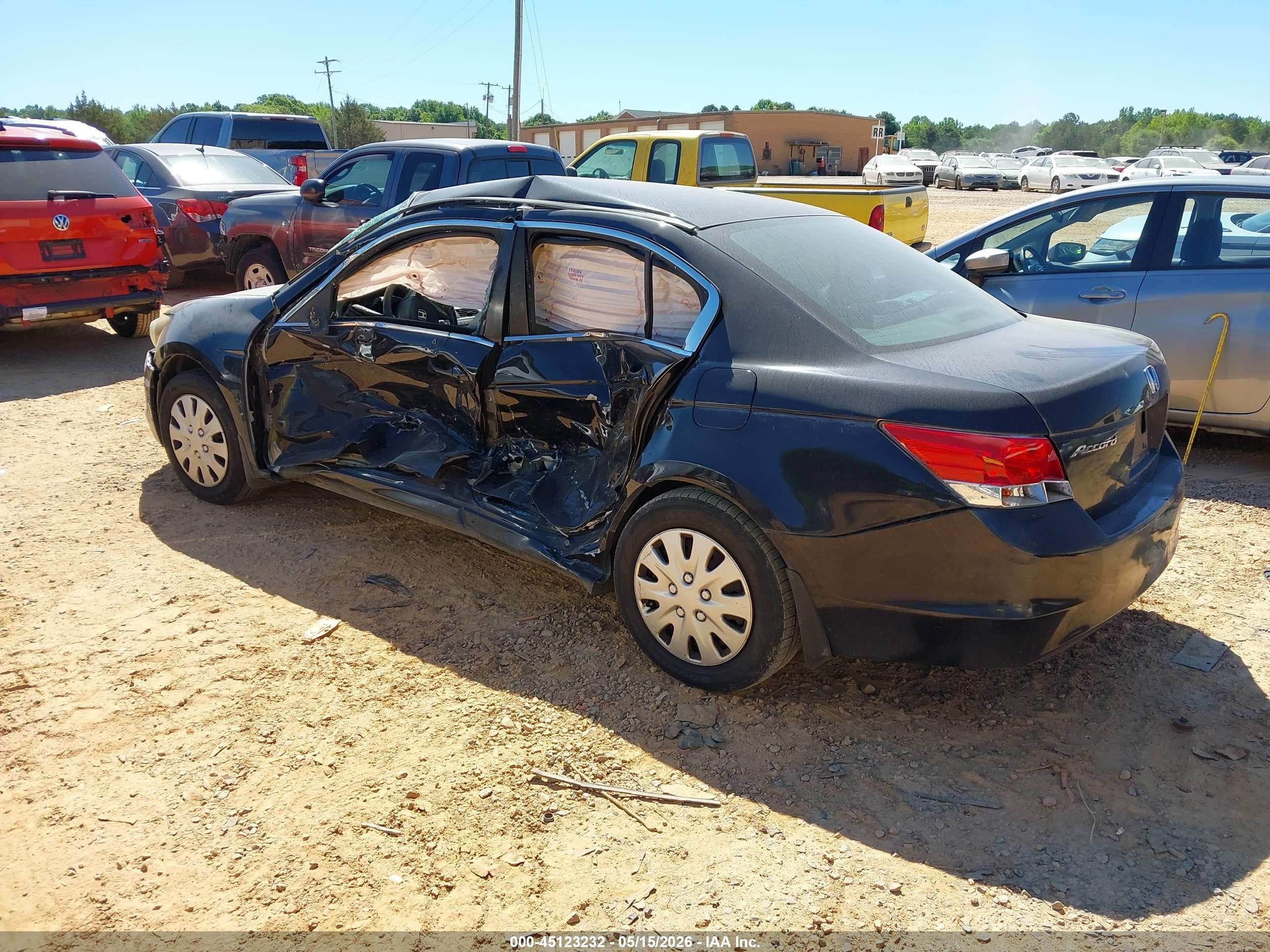2008 Honda Accord 2.4 Lx Dark Blue vin: 1HGCP26358A109292
