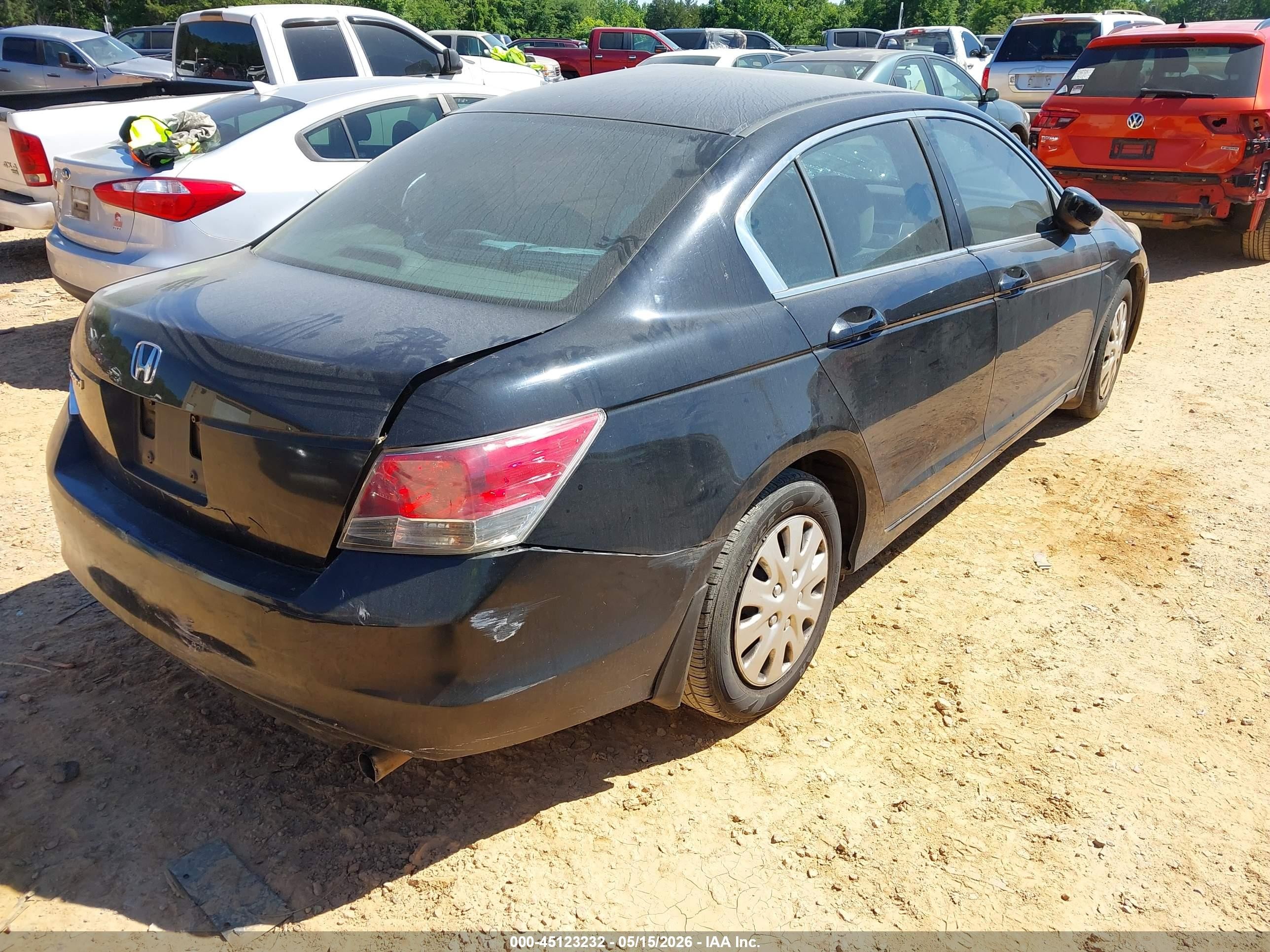 2008 Honda Accord 2.4 Lx Dark Blue vin: 1HGCP26358A109292