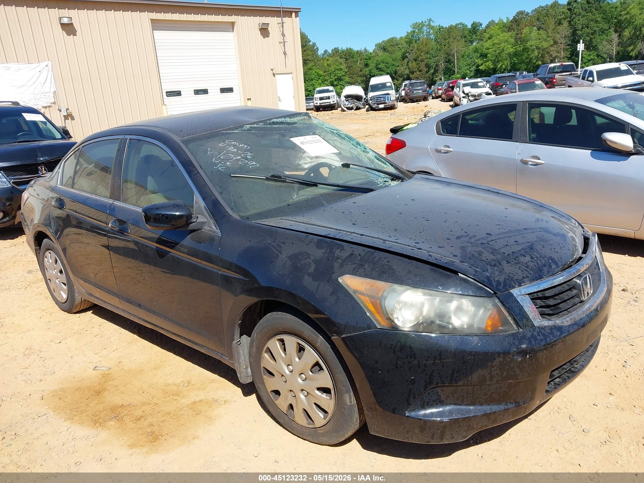 2008 Honda Accord 2.4 Lx Dark Blue vin: 1HGCP26358A109292