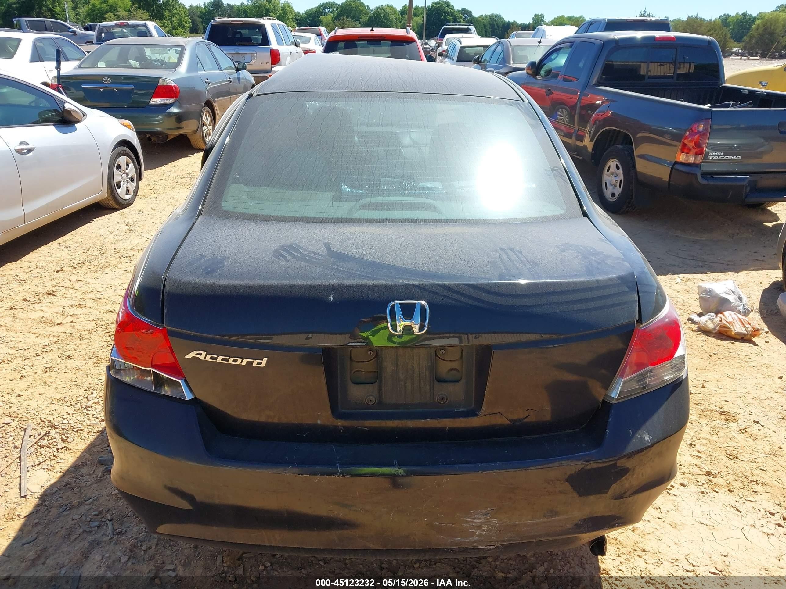 2008 Honda Accord 2.4 Lx Dark Blue vin: 1HGCP26358A109292