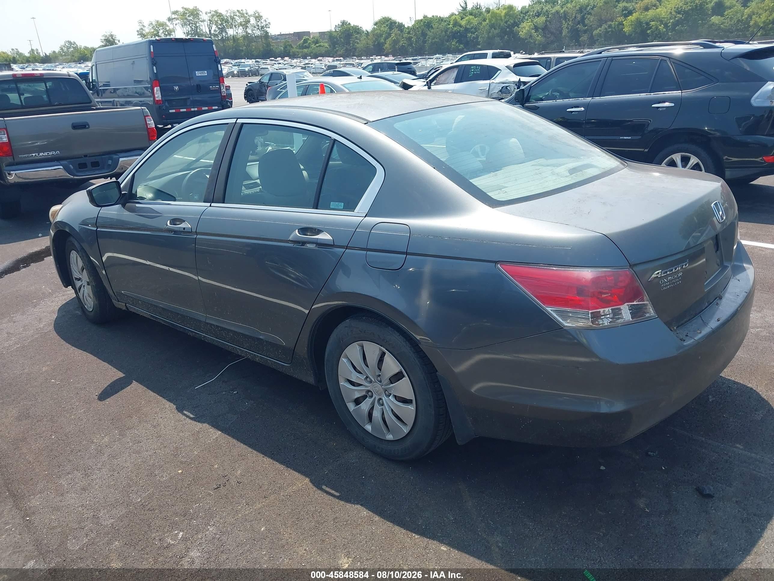 2008 Honda Accord 2.4 Lx Gray vin: 1HGCP26358A161036