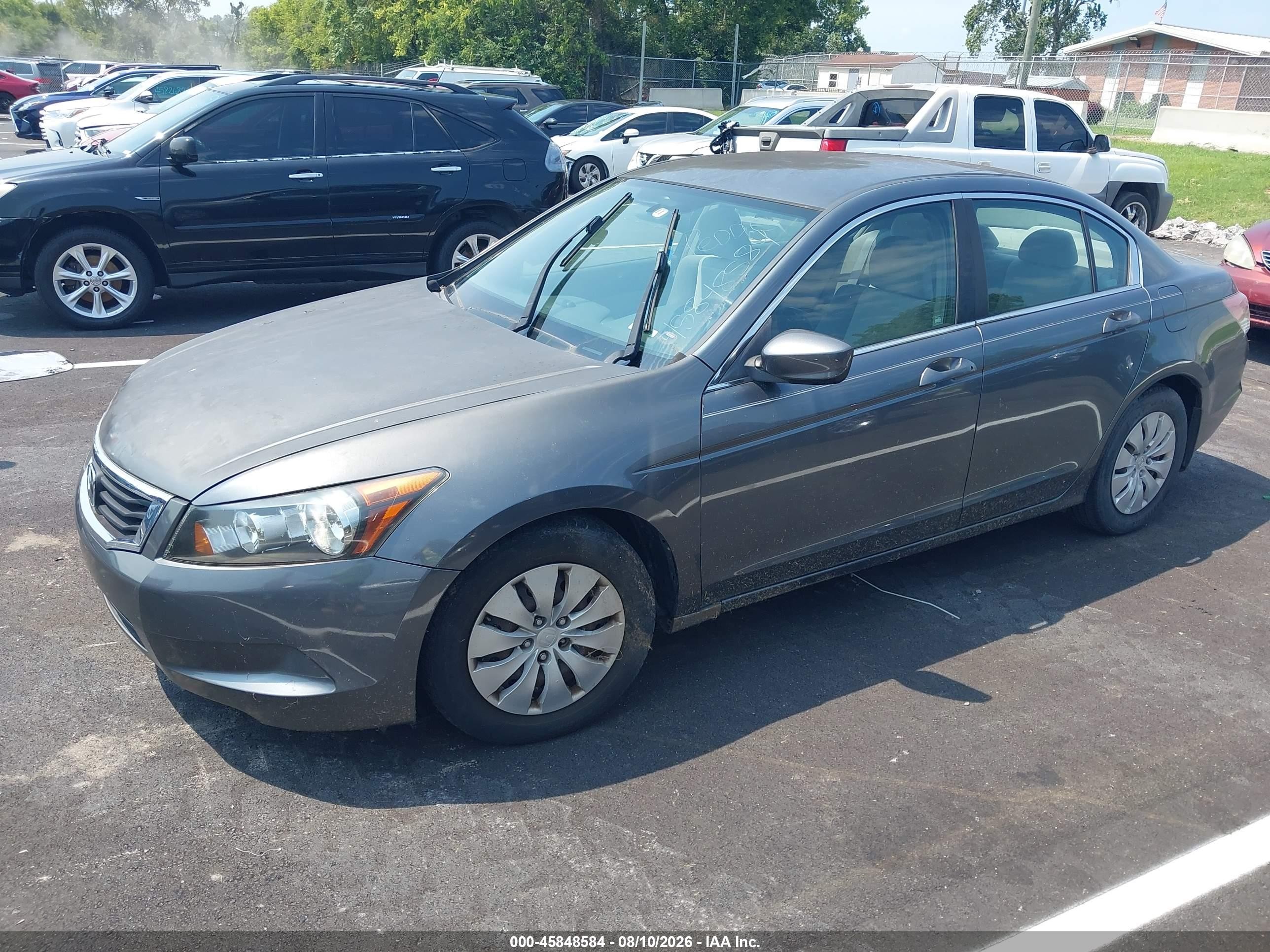 2008 Honda Accord 2.4 Lx Gray vin: 1HGCP26358A161036
