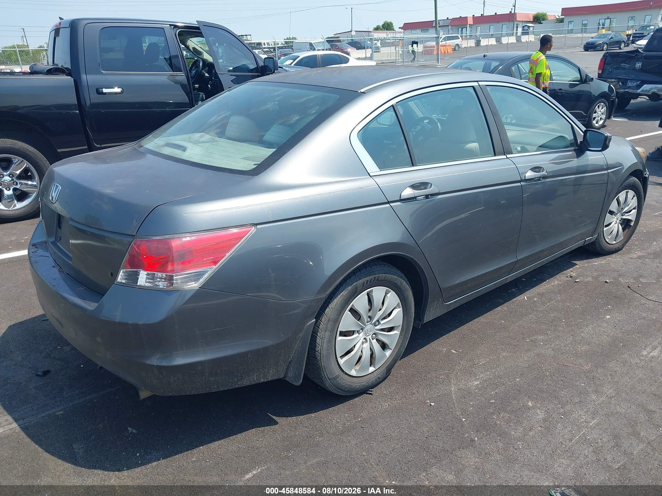 2008 Honda Accord 2.4 Lx Gray vin: 1HGCP26358A161036