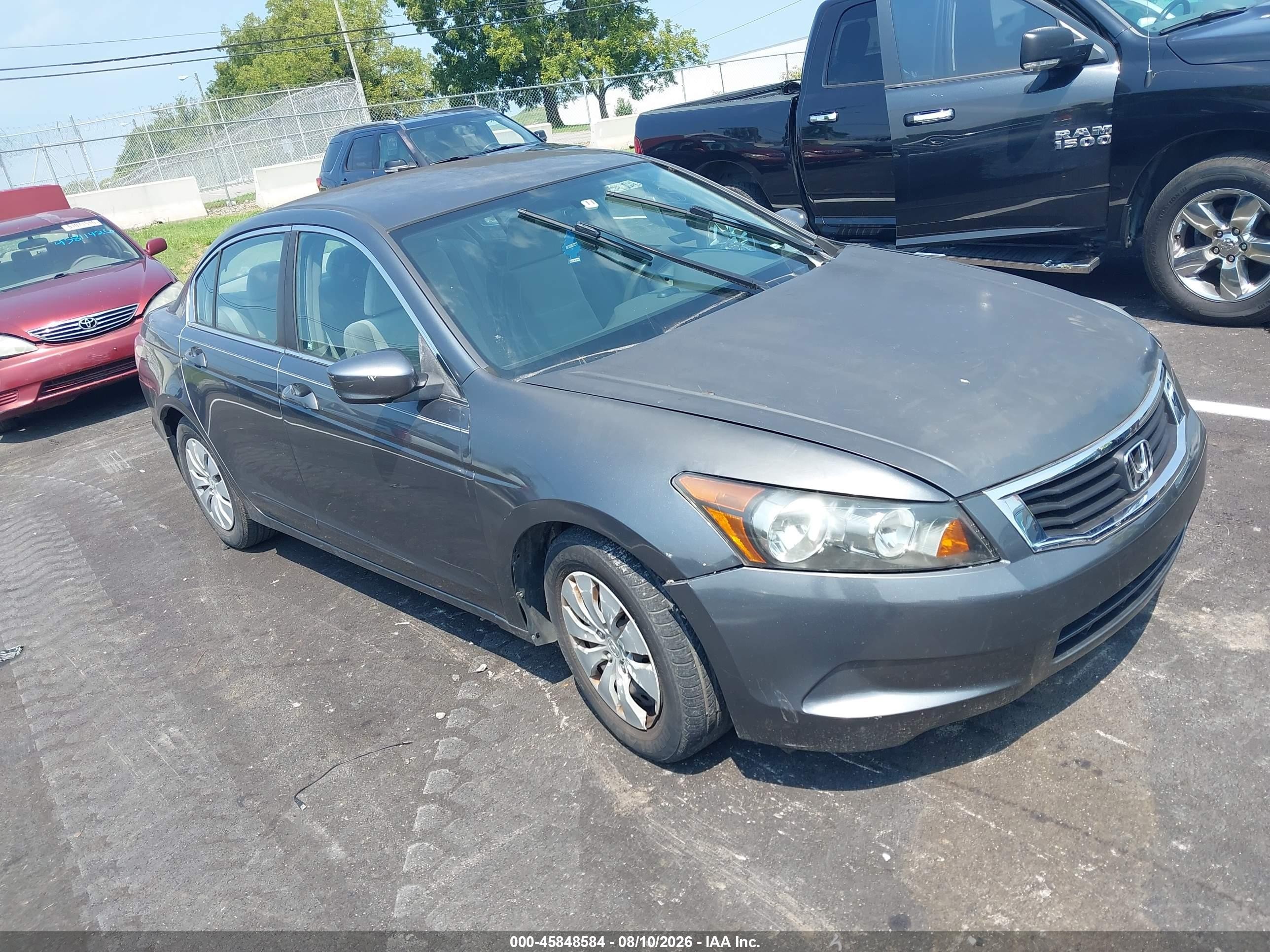 2008 Honda Accord 2.4 Lx Gray vin: 1HGCP26358A161036