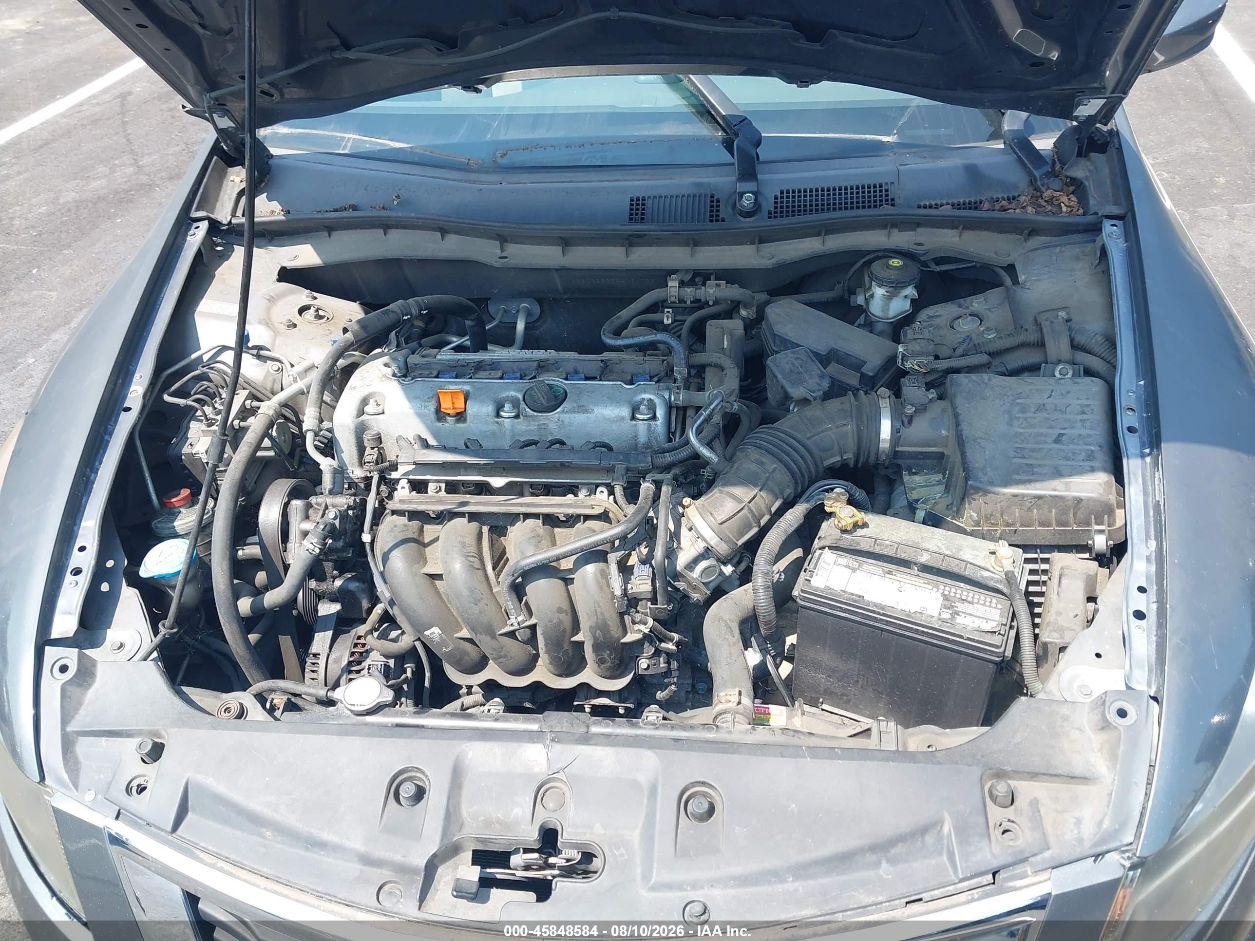 2008 Honda Accord 2.4 Lx Gray vin: 1HGCP26358A161036