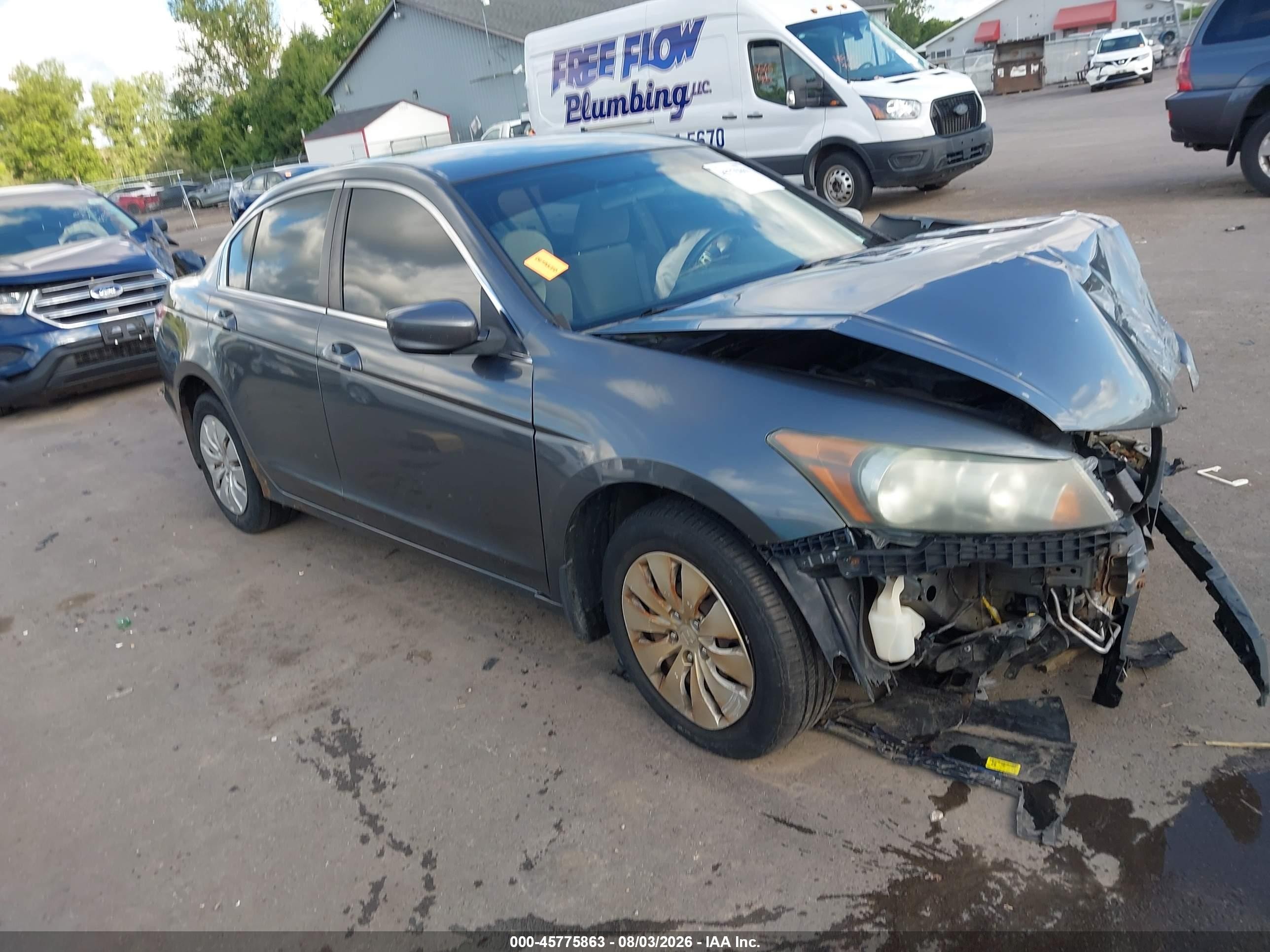 2008 Honda Accord 2.4 Lx Gray vin: 1HGCP26358A161053