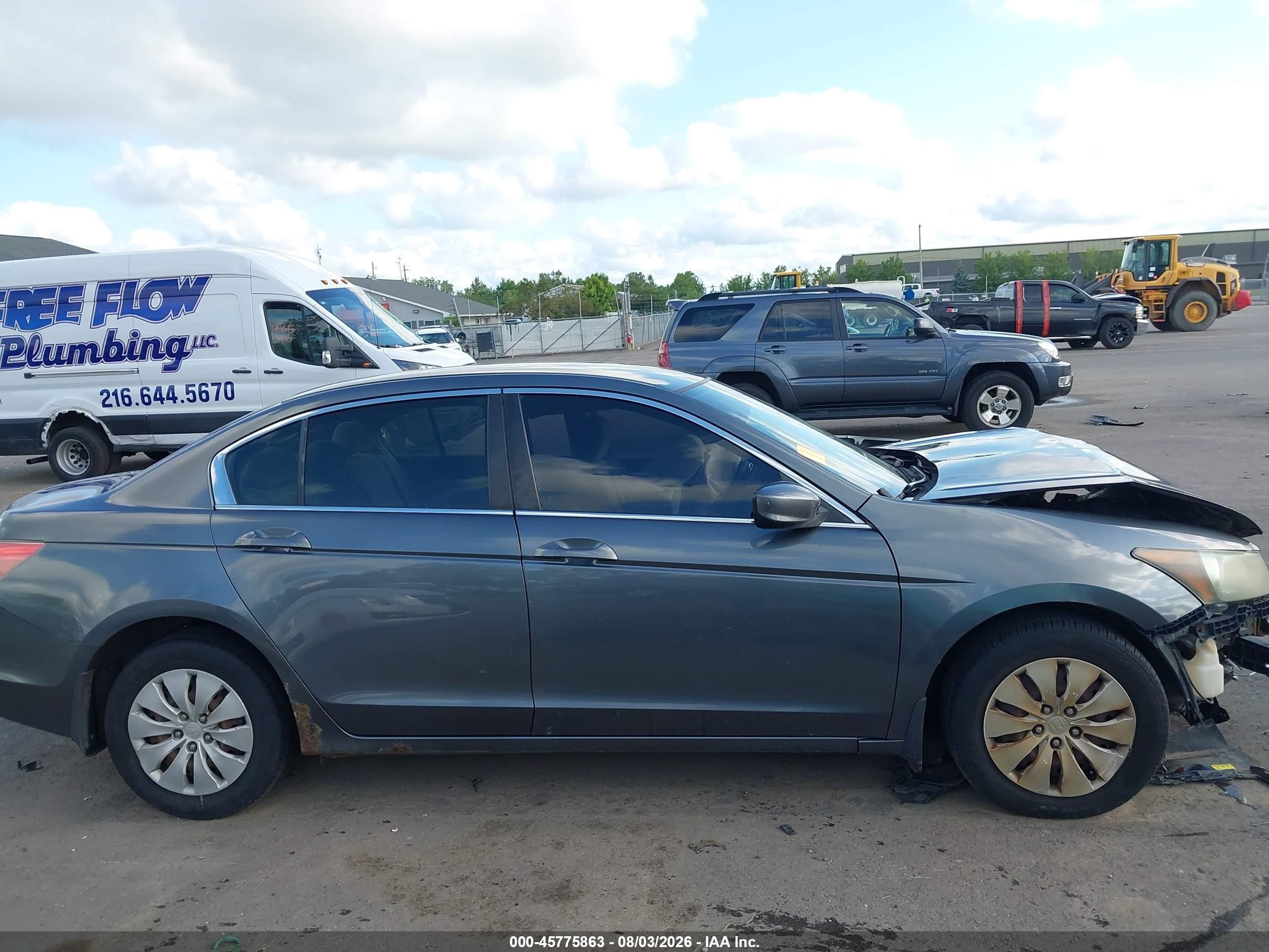2008 Honda Accord 2.4 Lx Gray vin: 1HGCP26358A161053