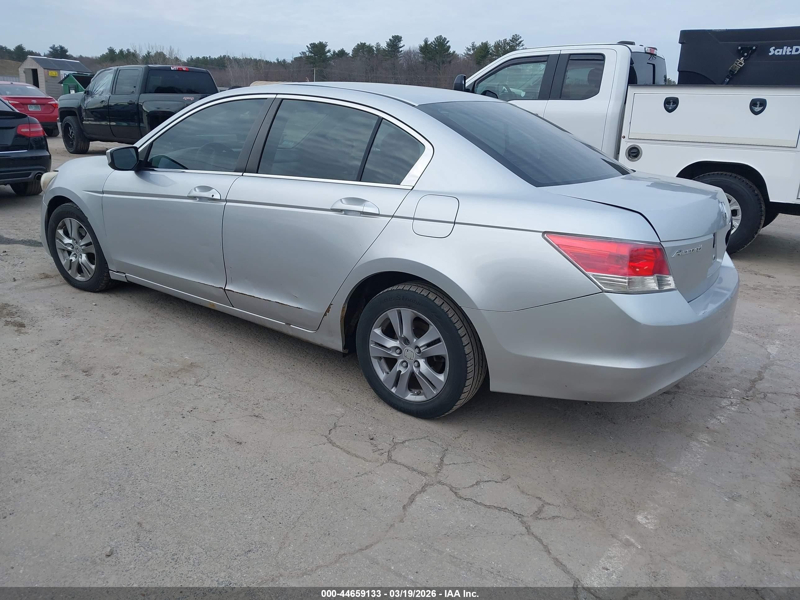 2008 Honda Accord 2.4 Lx Silver vin: 1HGCP26358A163238