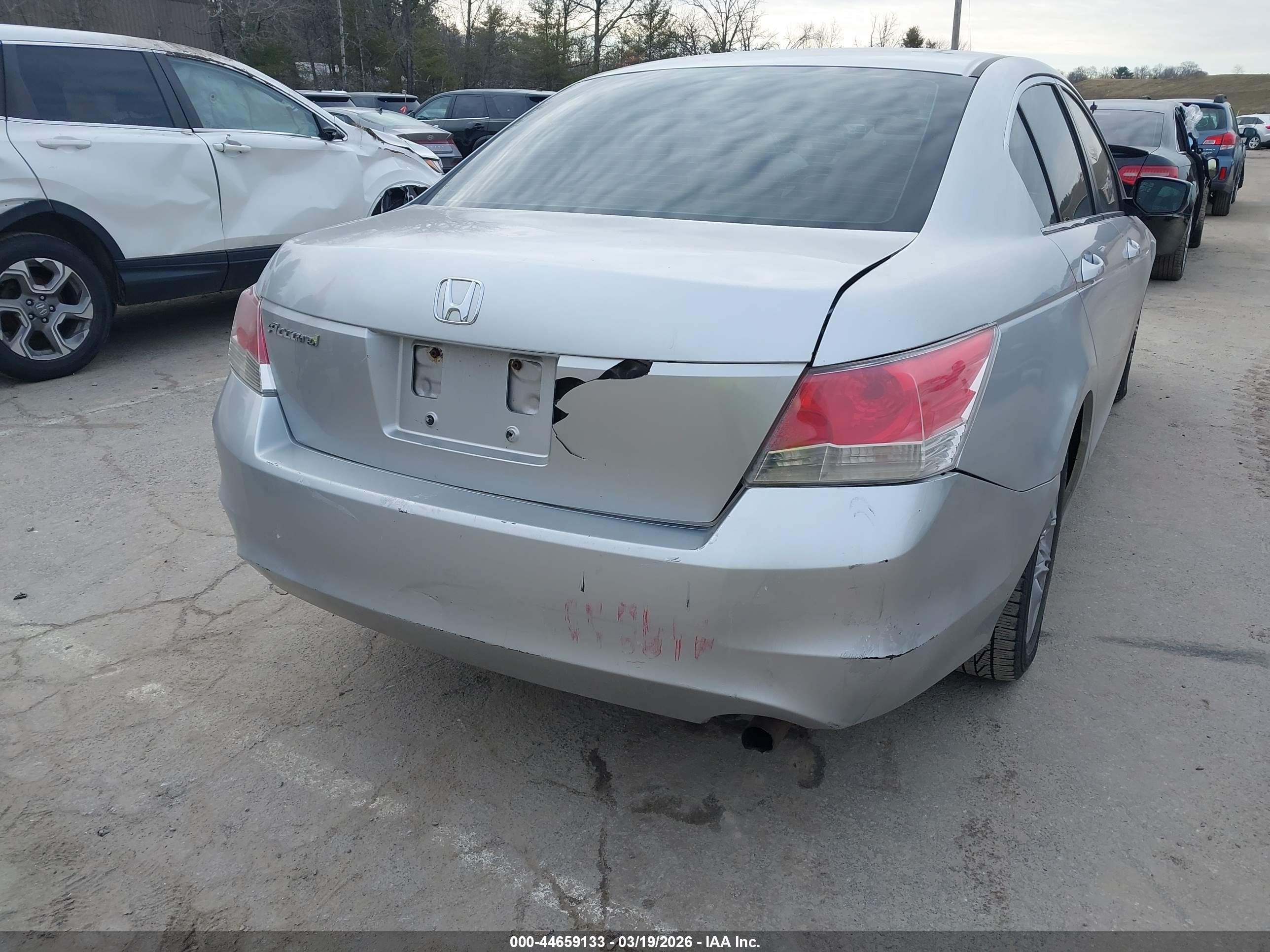 2008 Honda Accord 2.4 Lx Silver vin: 1HGCP26358A163238