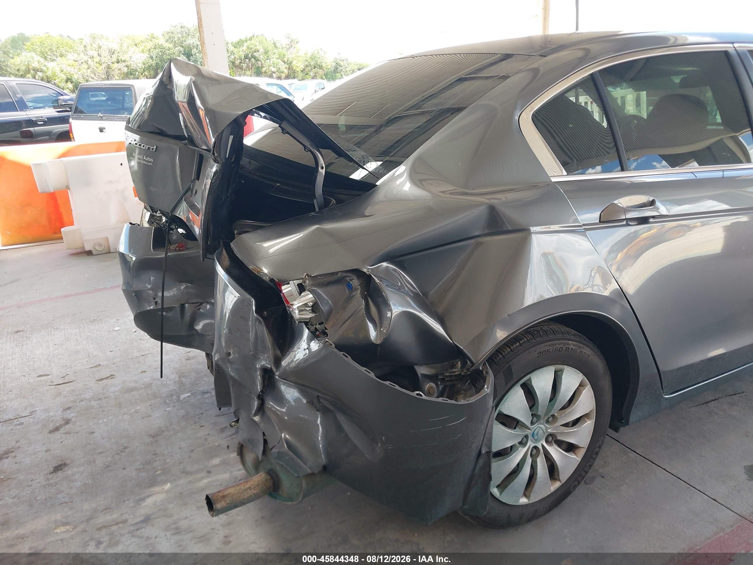 2008 Honda Accord 2.4 Lx Gray vin: 1HGCP26358A165930