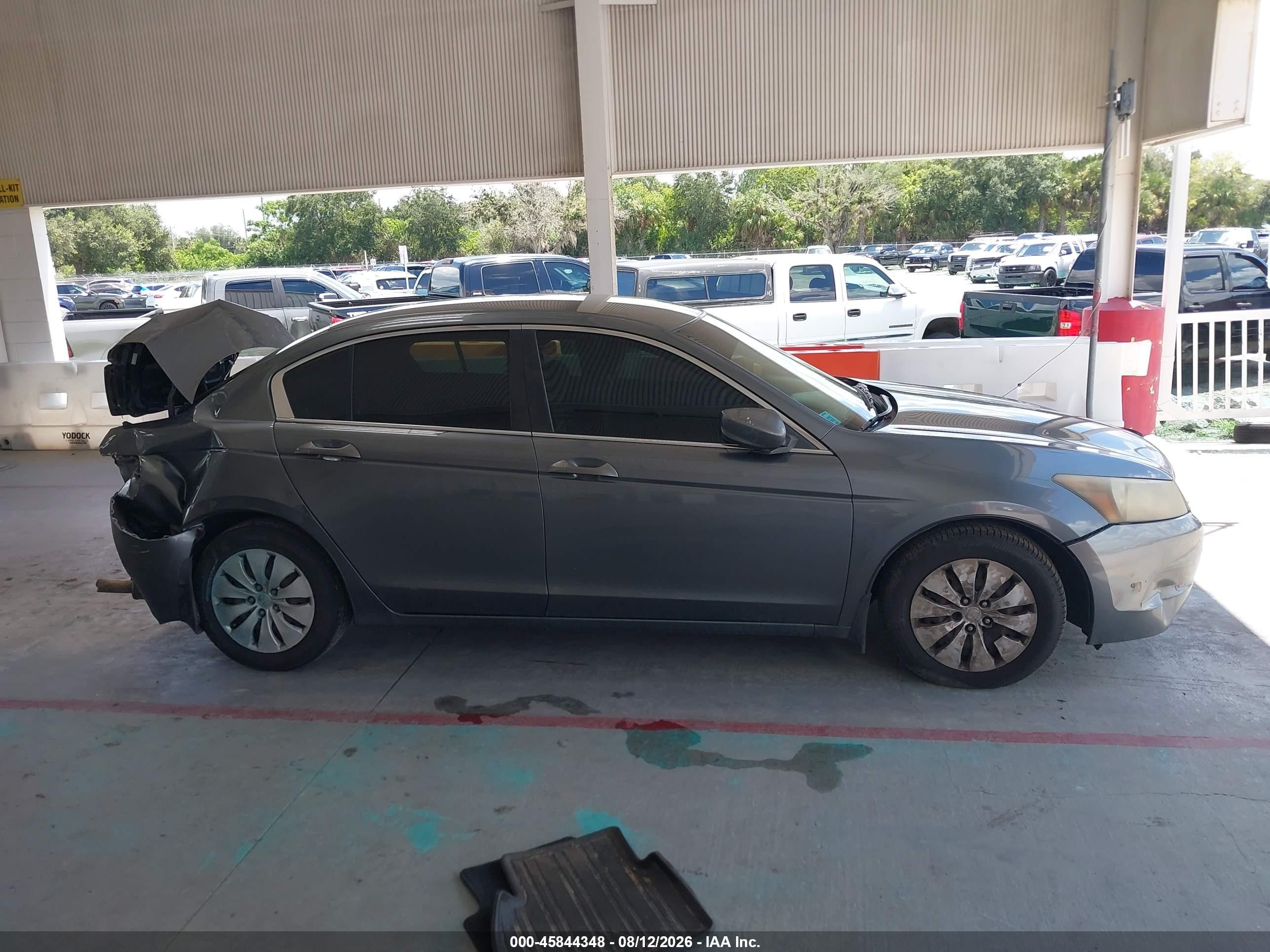 2008 Honda Accord 2.4 Lx Gray vin: 1HGCP26358A165930
