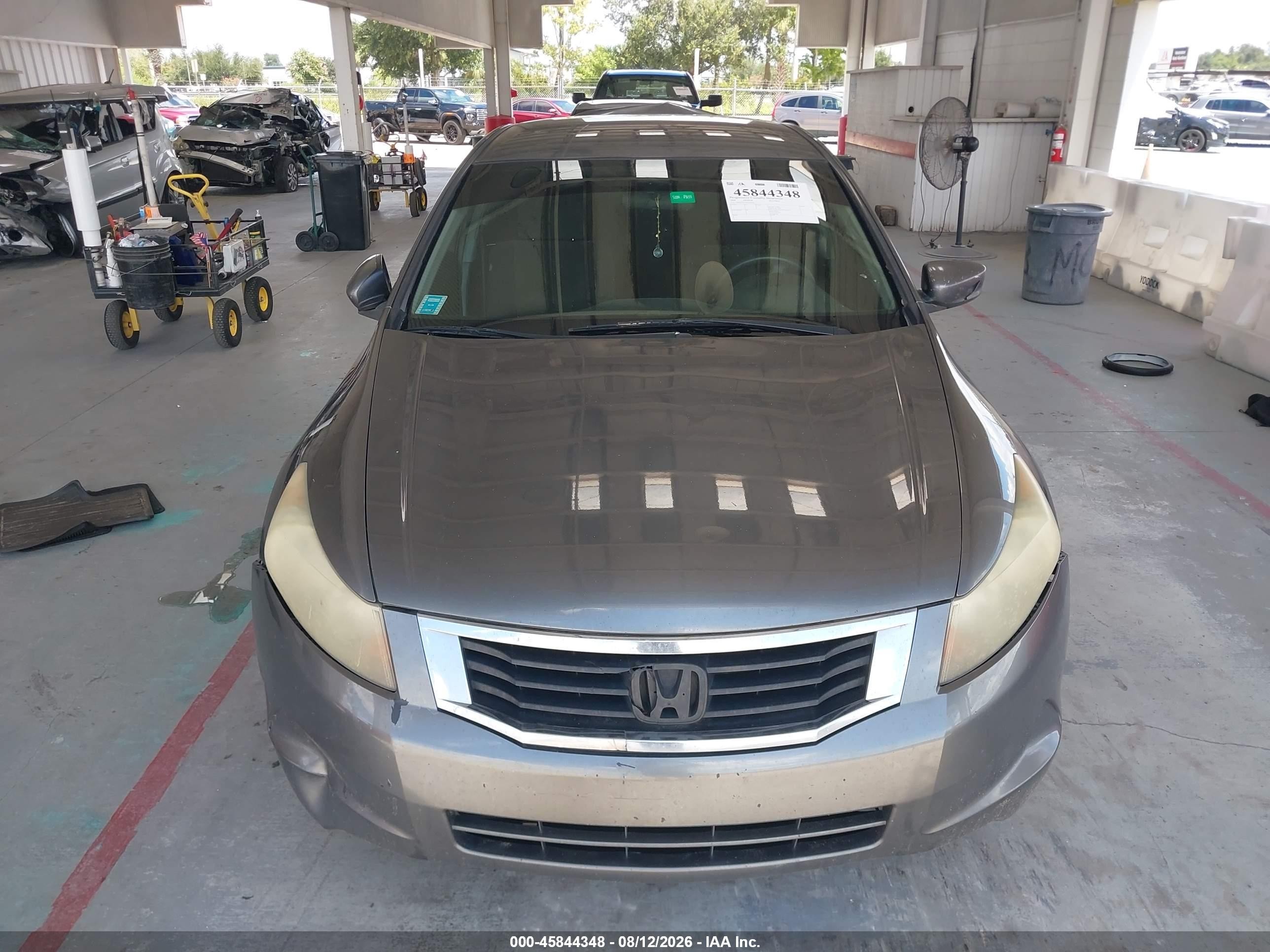 2008 Honda Accord 2.4 Lx Gray vin: 1HGCP26358A165930