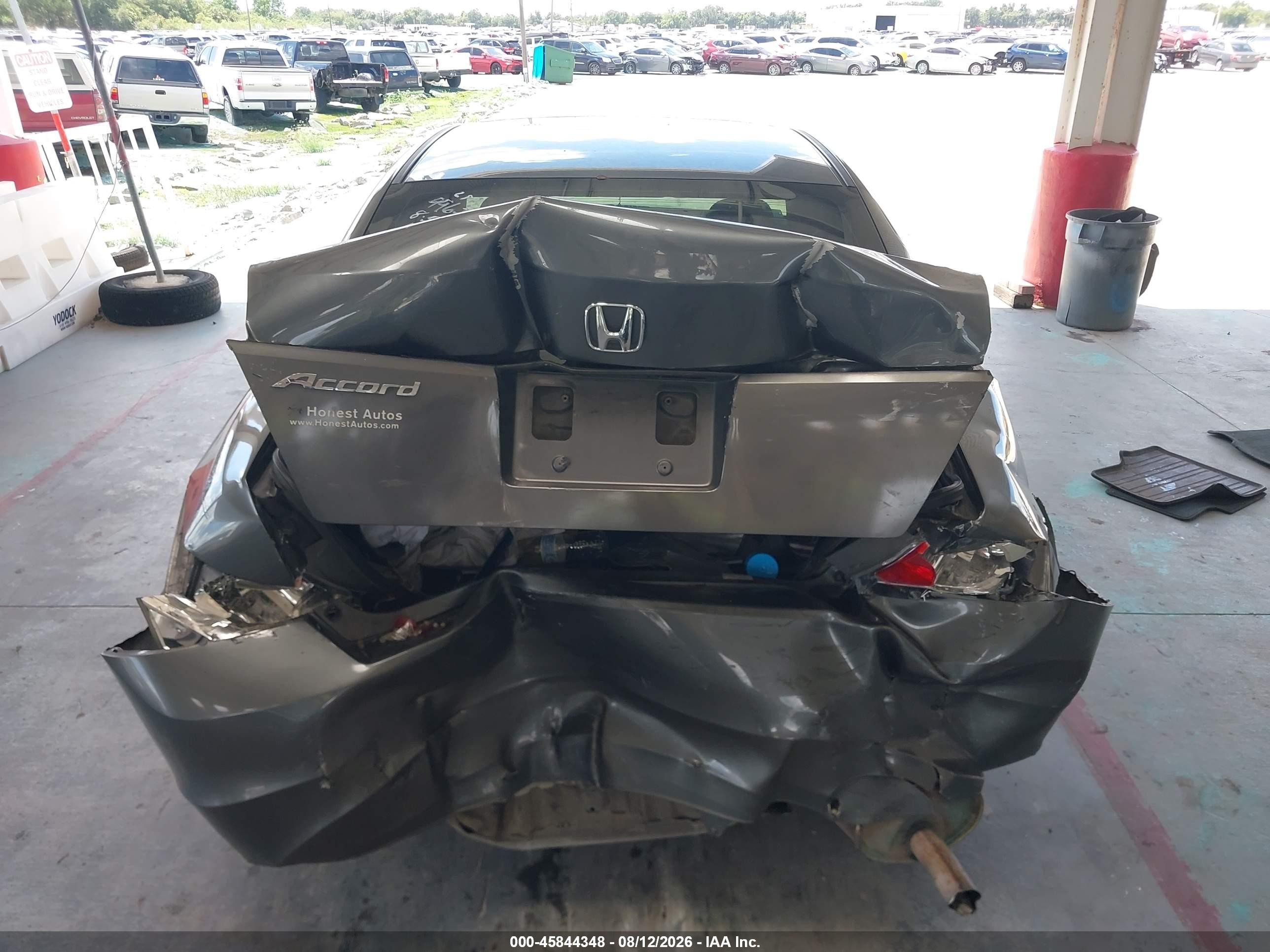 2008 Honda Accord 2.4 Lx Gray vin: 1HGCP26358A165930
