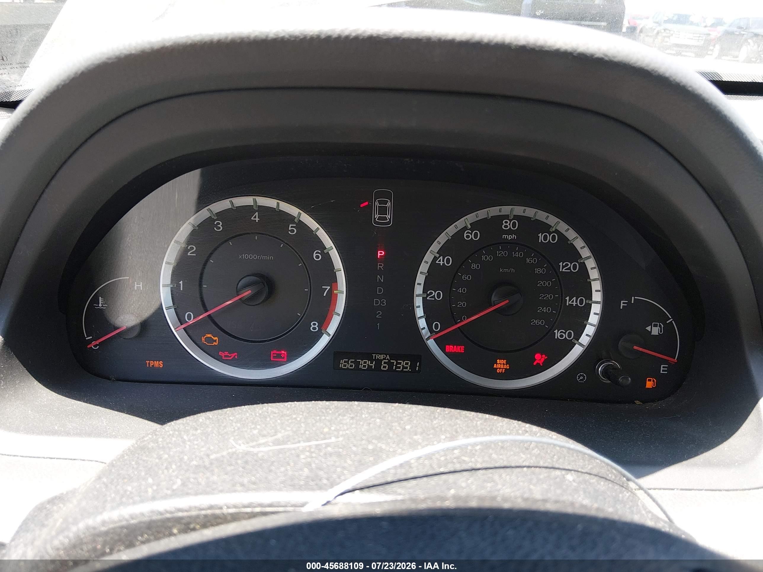 2009 Honda Accord 2.4 Lx Blue vin: 1HGCP26359A009517