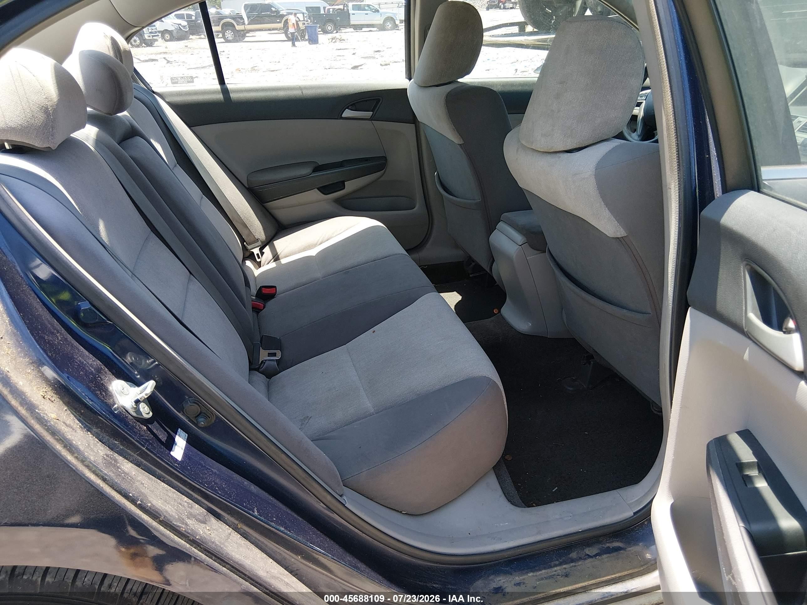 2009 Honda Accord 2.4 Lx Blue vin: 1HGCP26359A009517