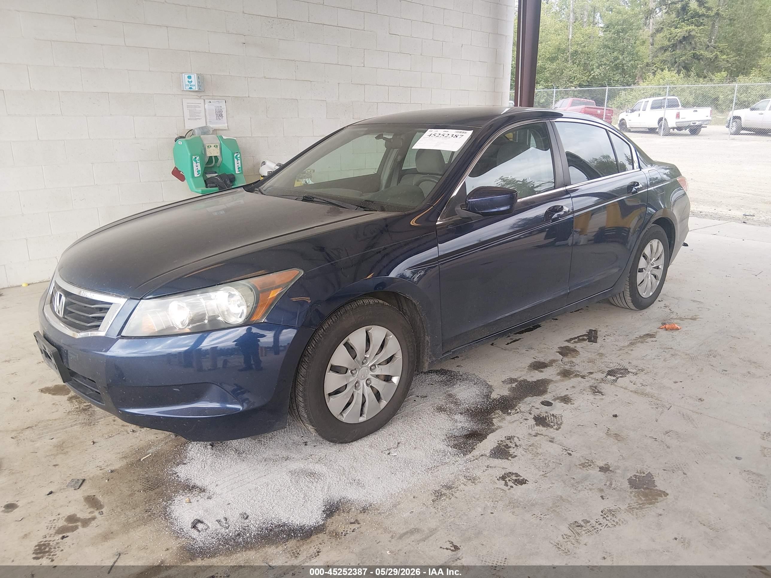 2009 Honda Accord 2.4 Lx Blue vin: 1HGCP26359A055591