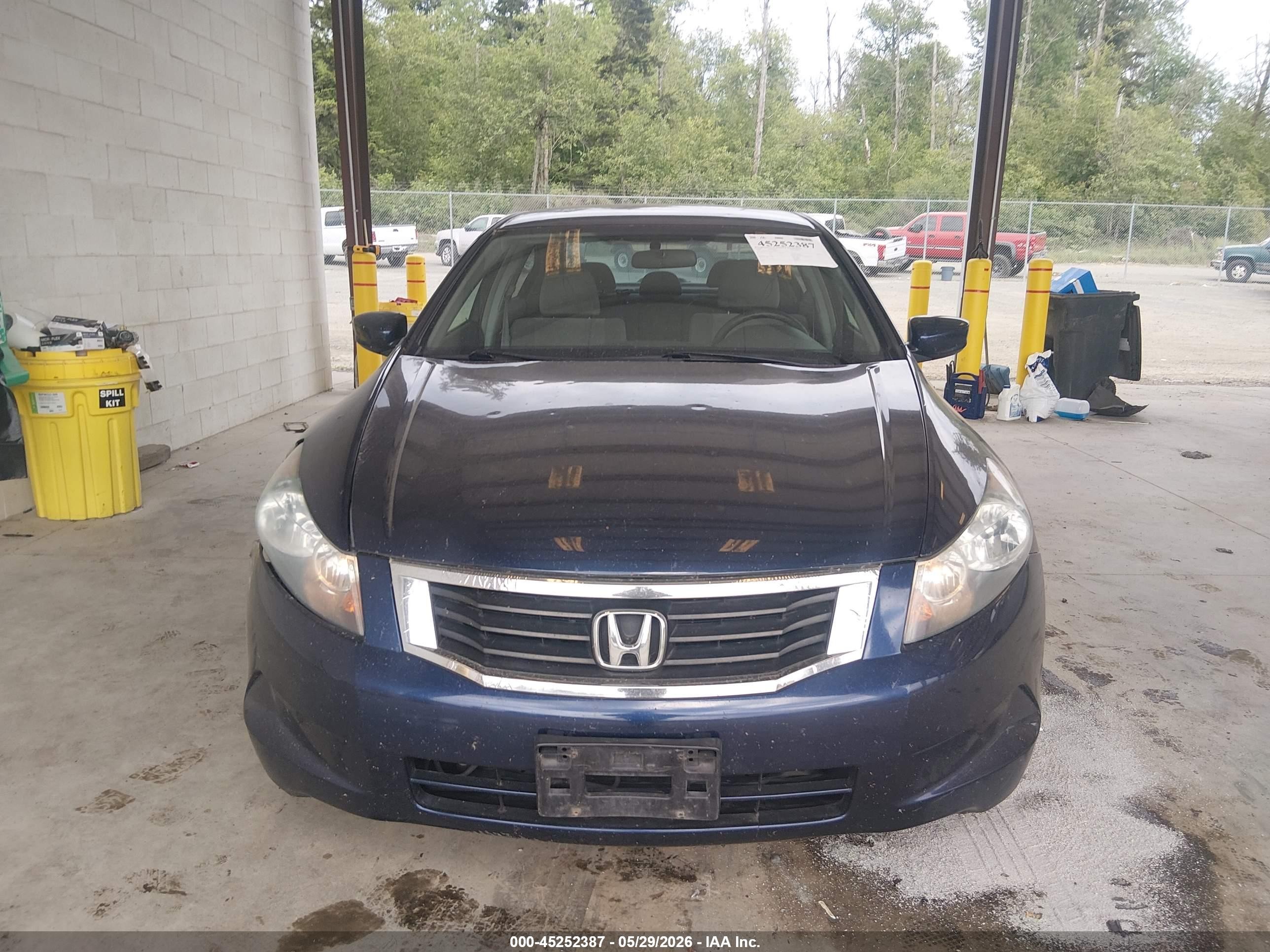 2009 Honda Accord 2.4 Lx Blue vin: 1HGCP26359A055591