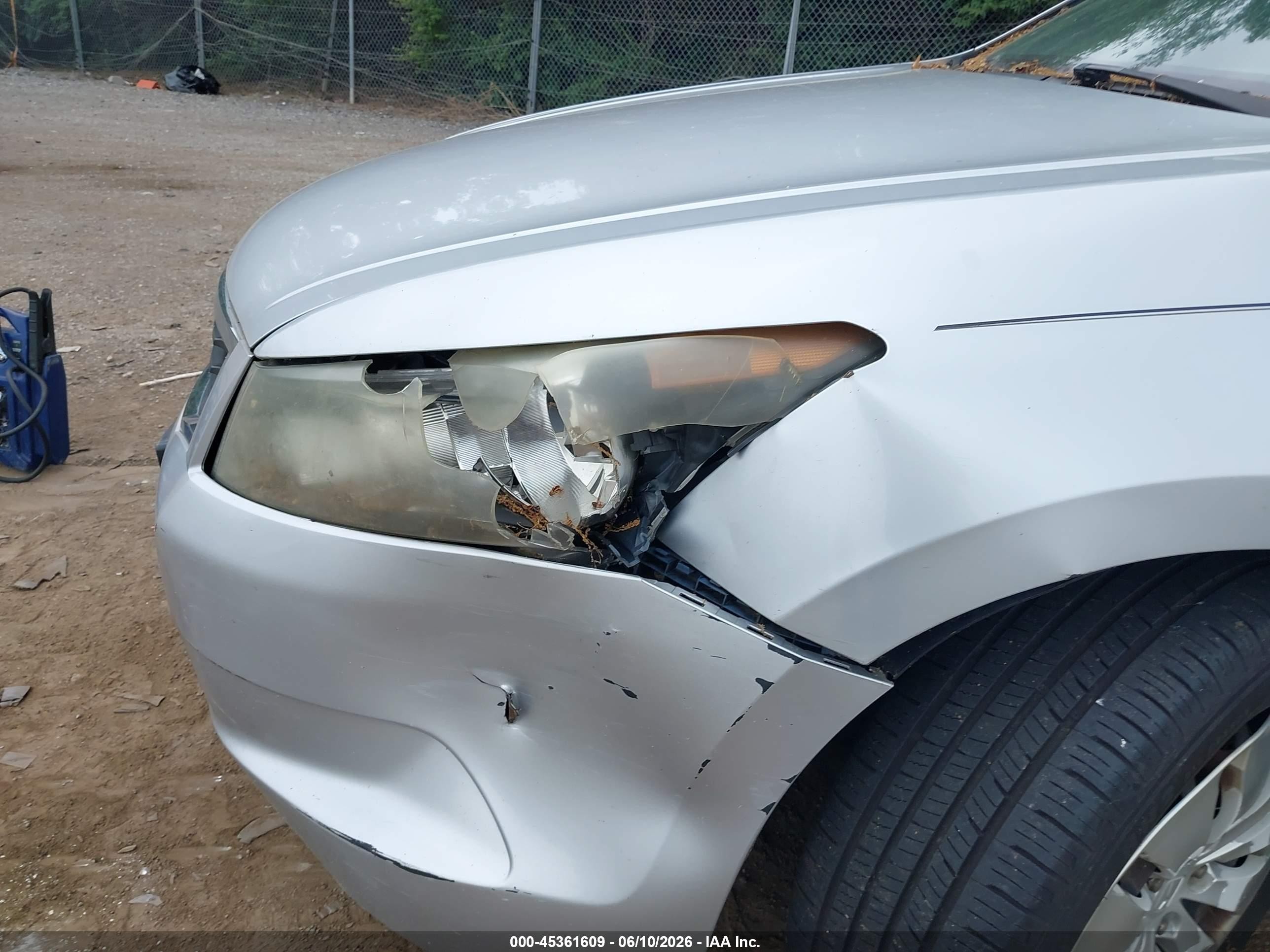 2009 Honda Accord 2.4 Lx Silver vin: 1HGCP26359A066686