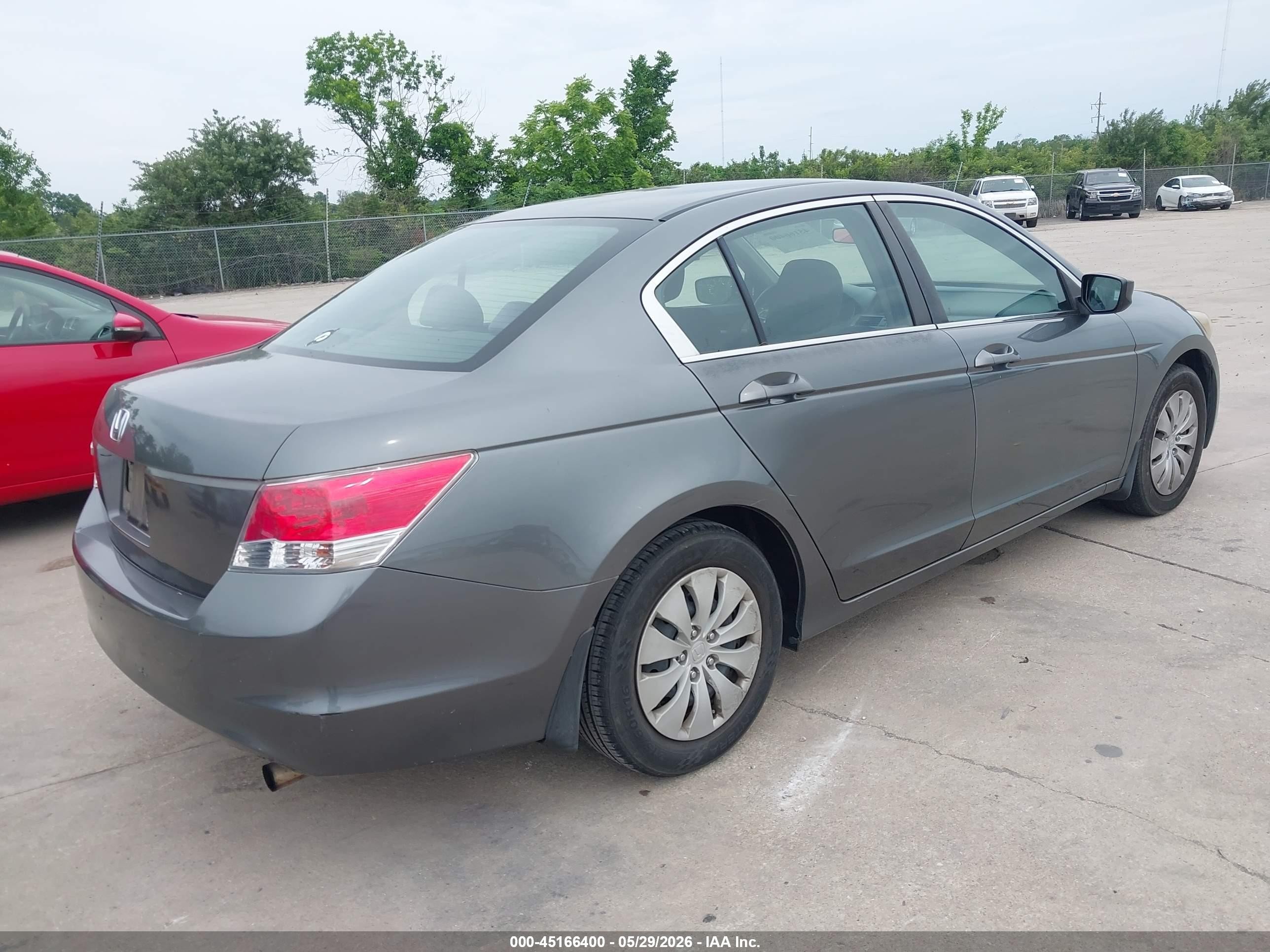 2009 Honda Accord 2.4 Lx Gray vin: 1HGCP26359A077445