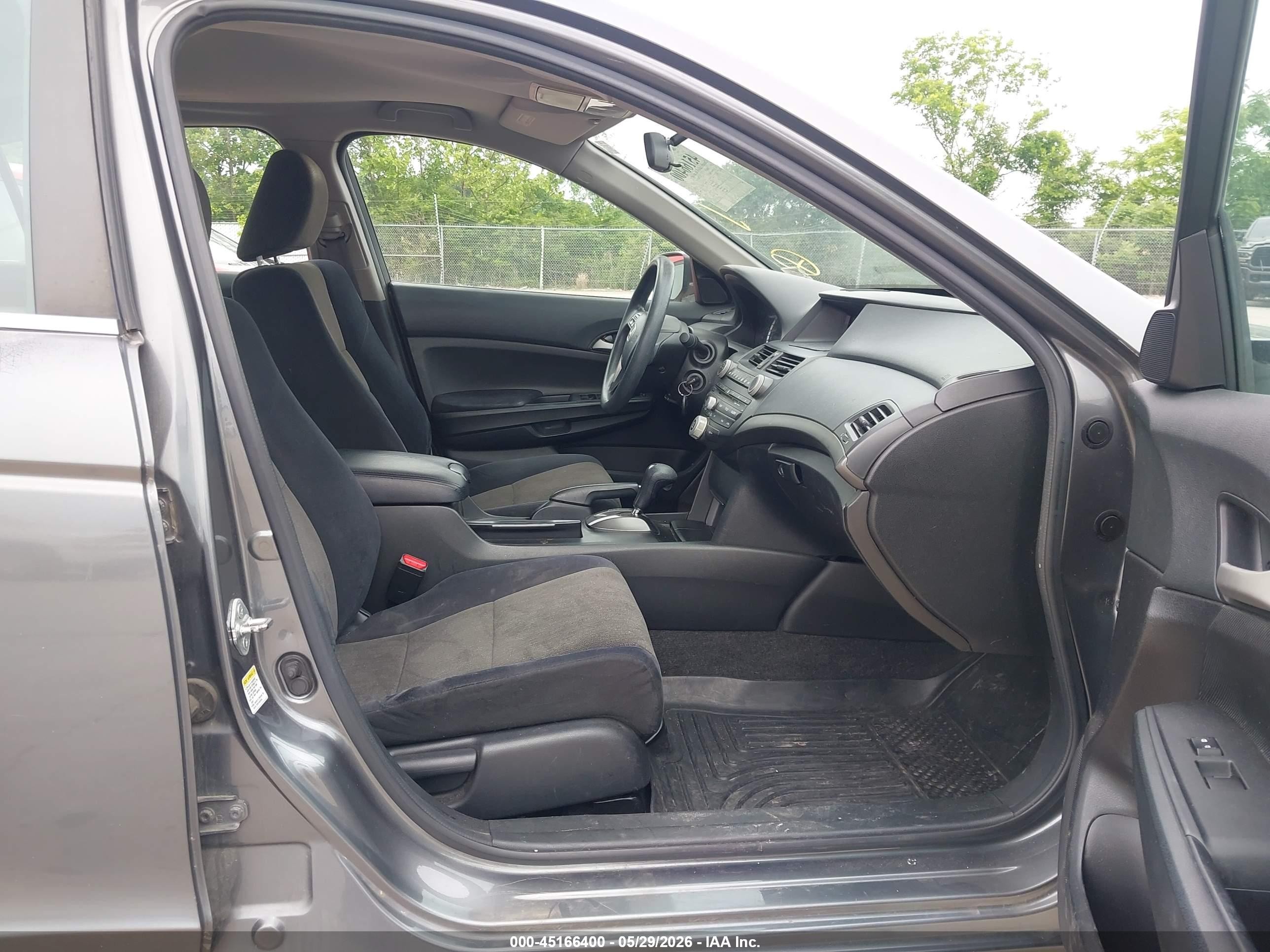 2009 Honda Accord 2.4 Lx Gray vin: 1HGCP26359A077445