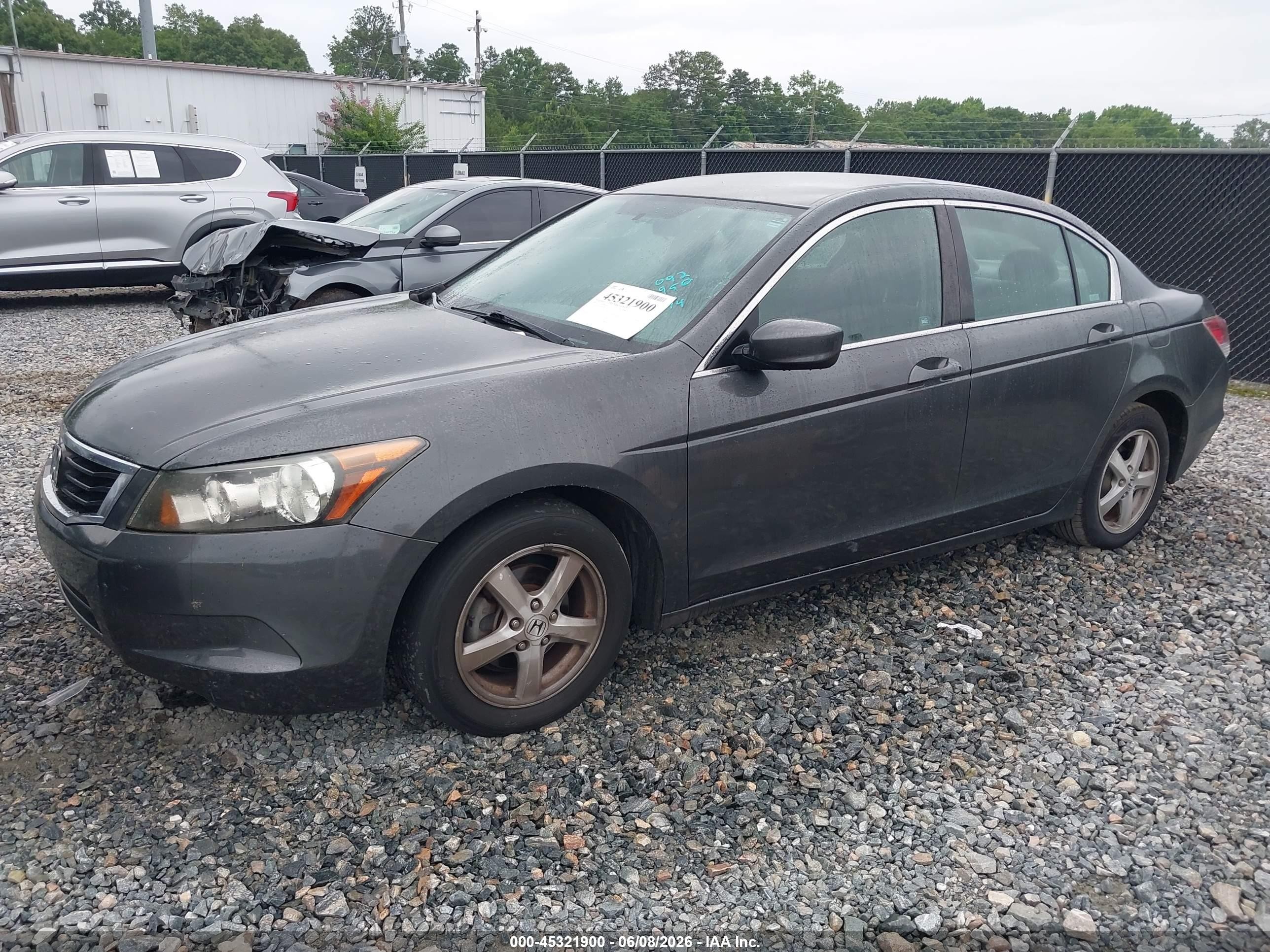 2009 Honda Accord 2.4 Lx Gray vin: 1HGCP26359A092950