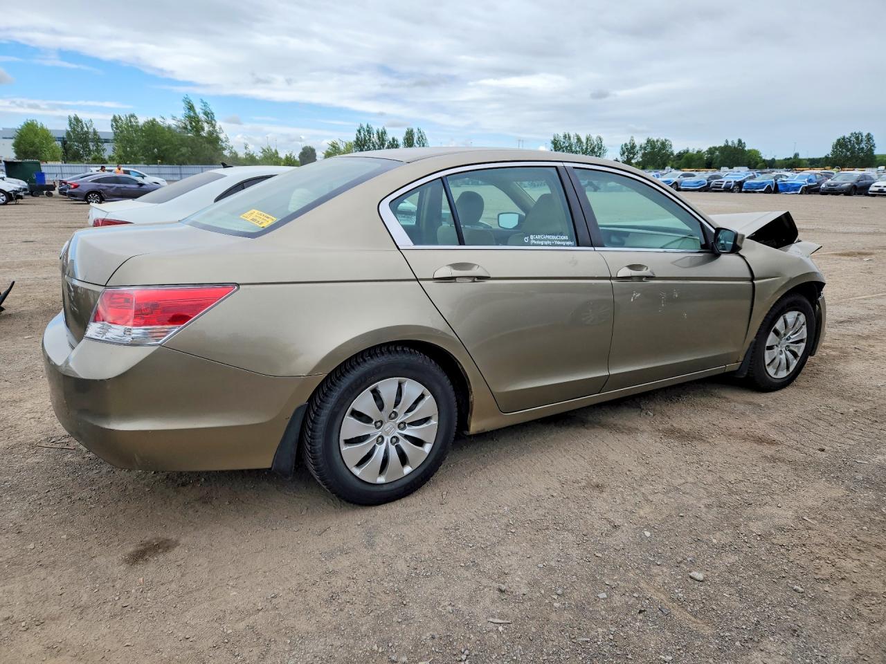 2009 Honda Accord Lx Tan vin: 1HGCP26359A808181