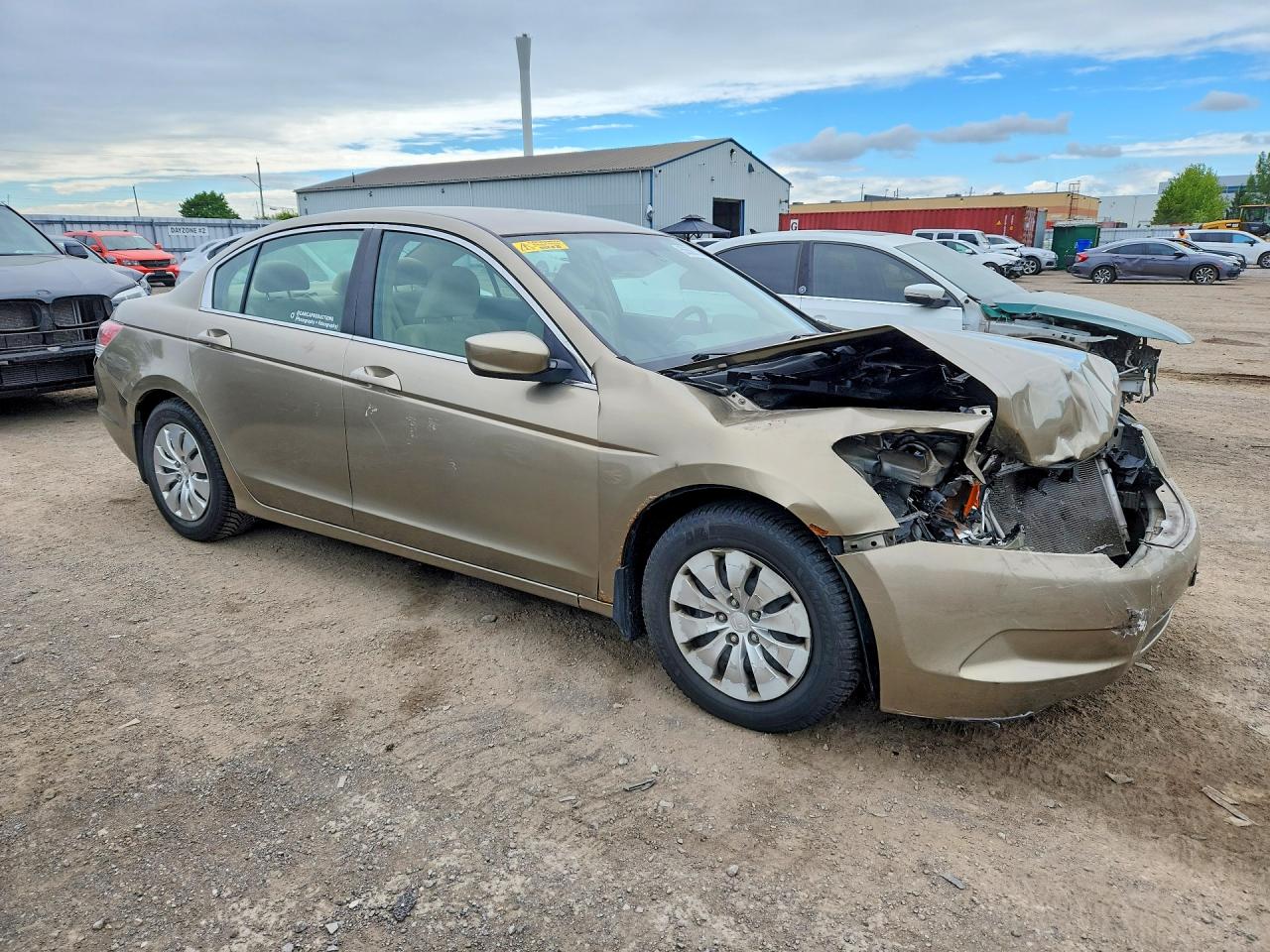 2009 Honda Accord Lx Tan vin: 1HGCP26359A808181