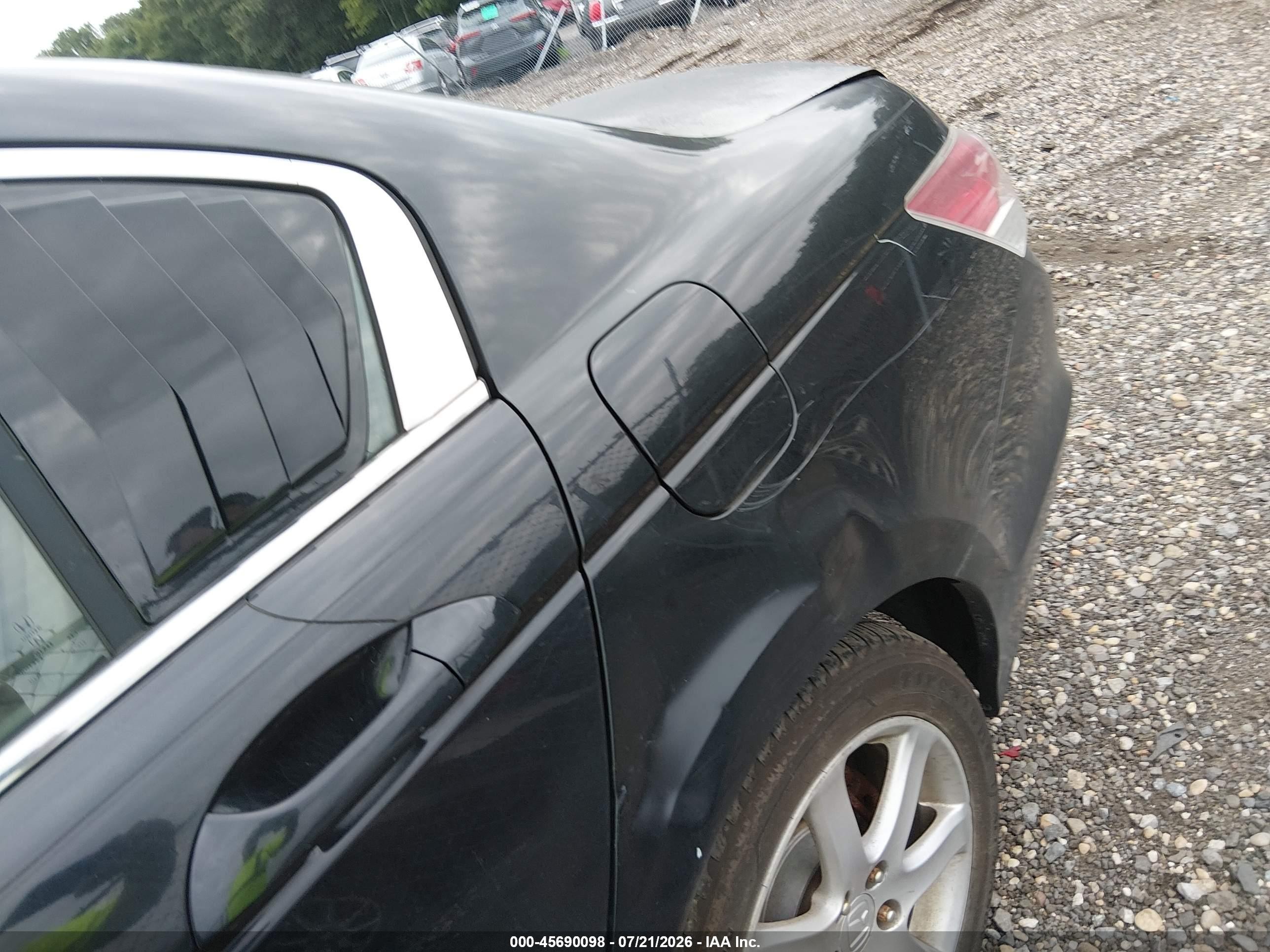 2008 Honda Accord 2.4 Lx Black vin: 1HGCP26368A035509