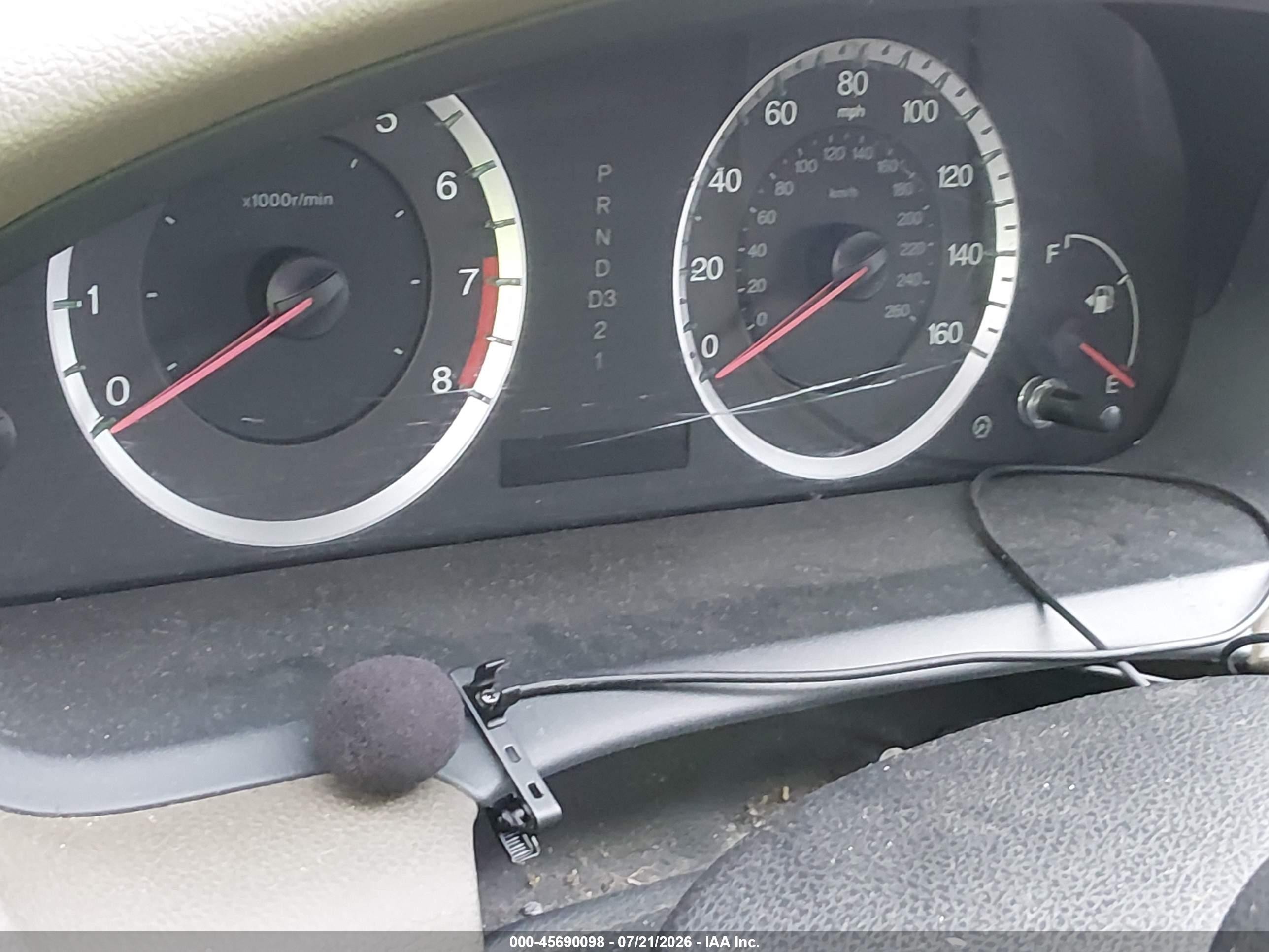 2008 Honda Accord 2.4 Lx Black vin: 1HGCP26368A035509