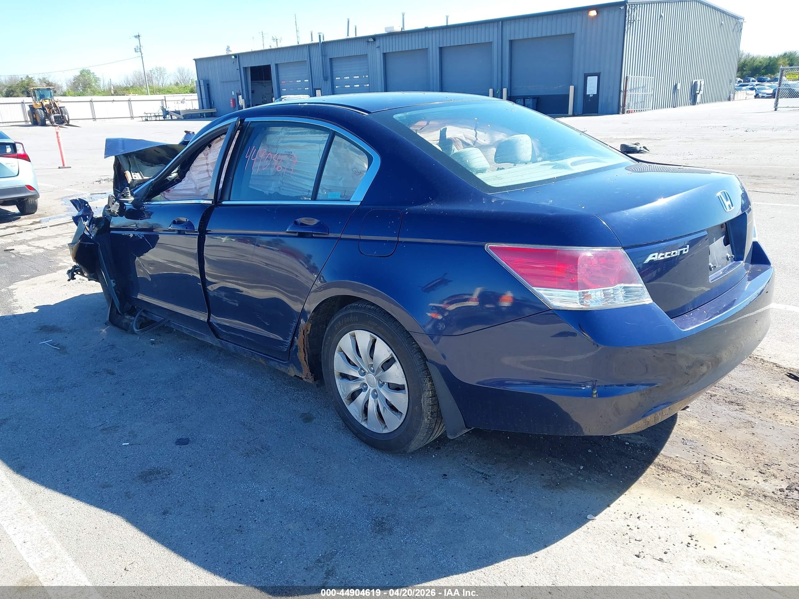 2008 Honda Accord 2.4 Lx Blue vin: 1HGCP26368A067991
