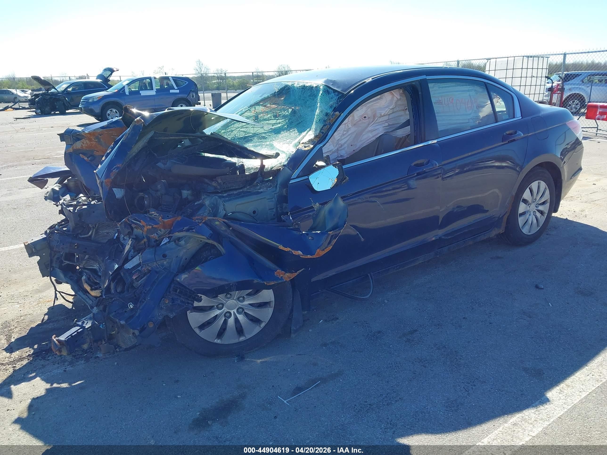 2008 Honda Accord 2.4 Lx Blue vin: 1HGCP26368A067991