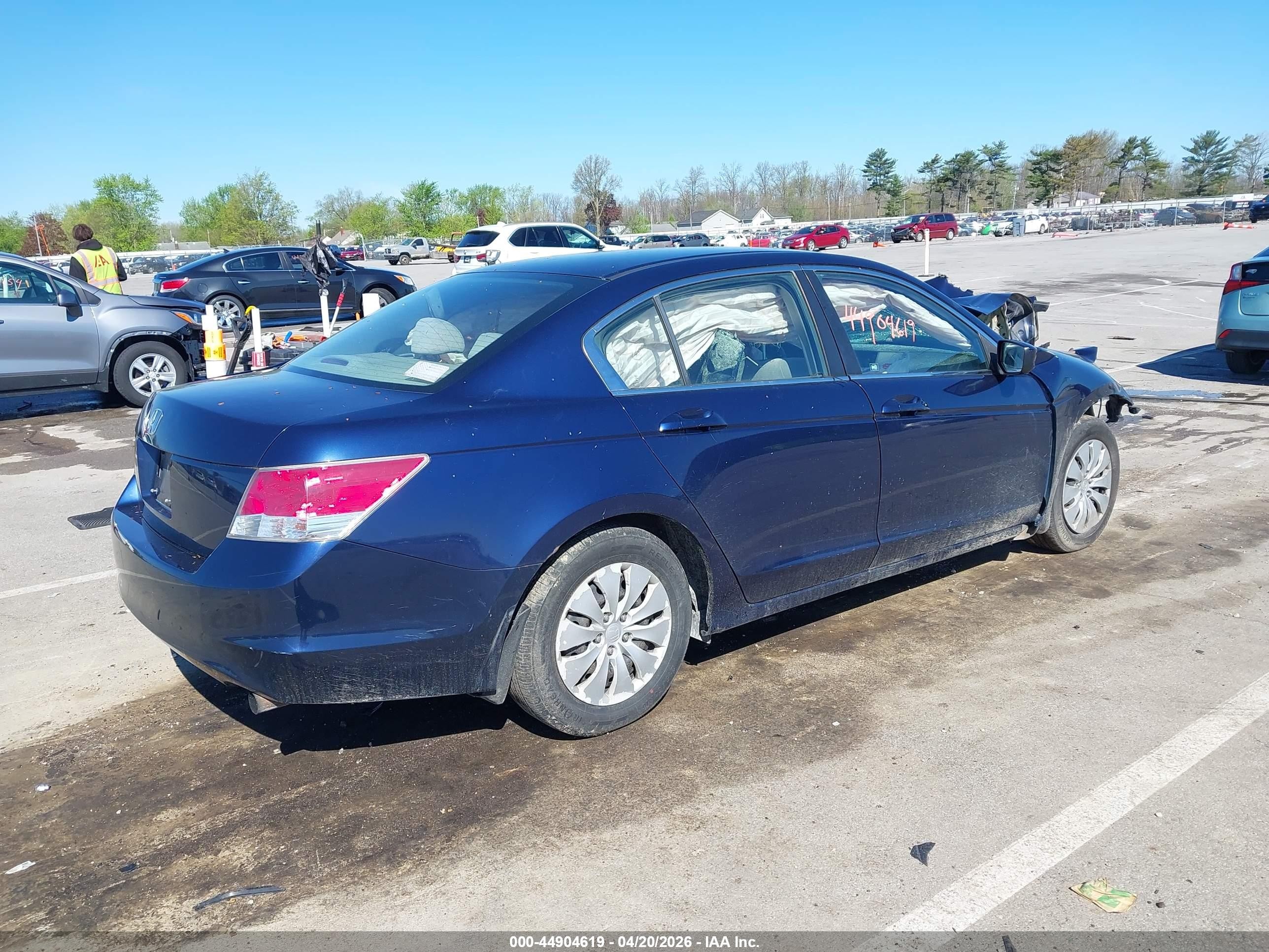 2008 Honda Accord 2.4 Lx Blue vin: 1HGCP26368A067991