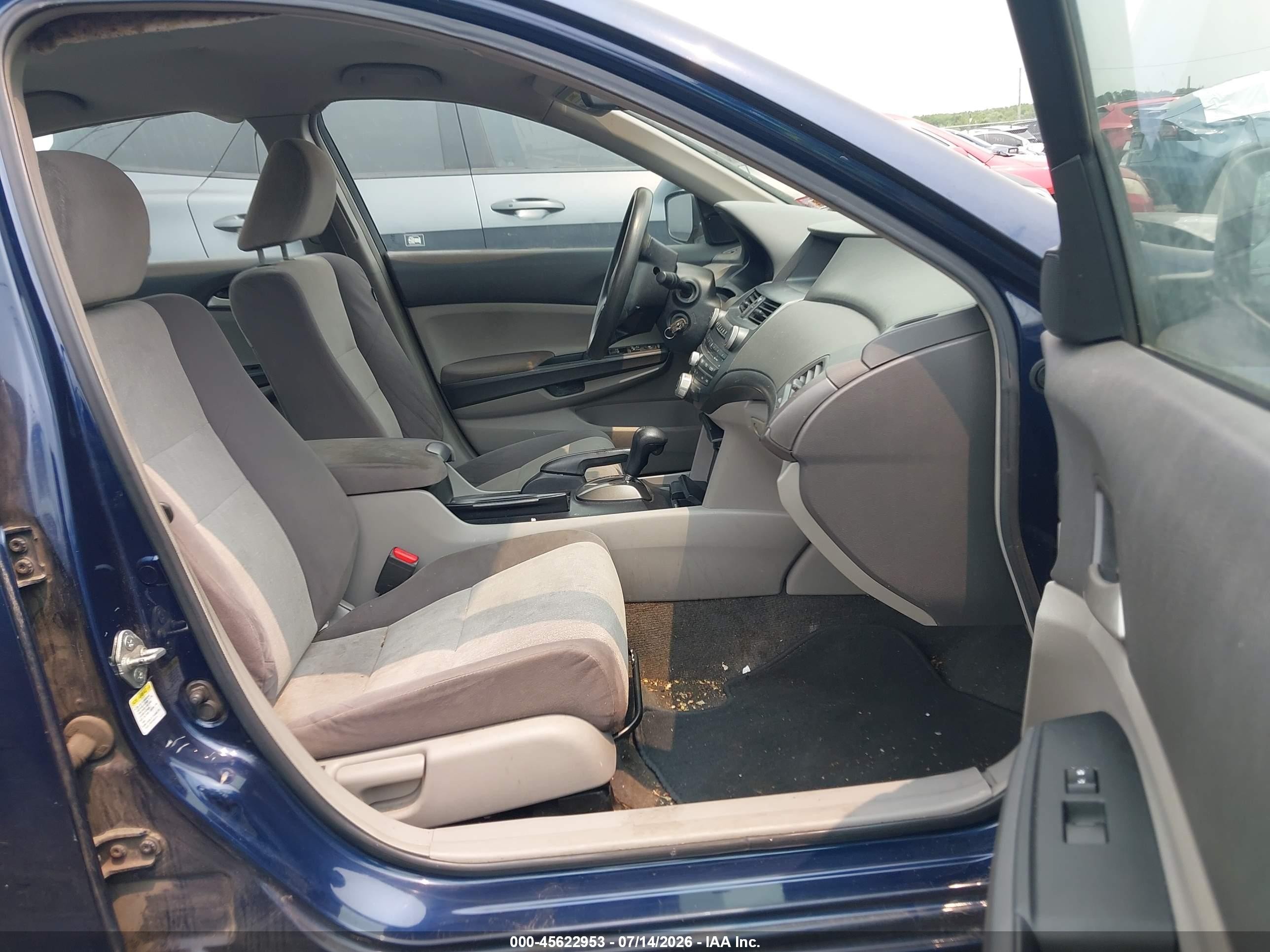 2008 Honda Accord 2.4 Lx Blue vin: 1HGCP26368A112427