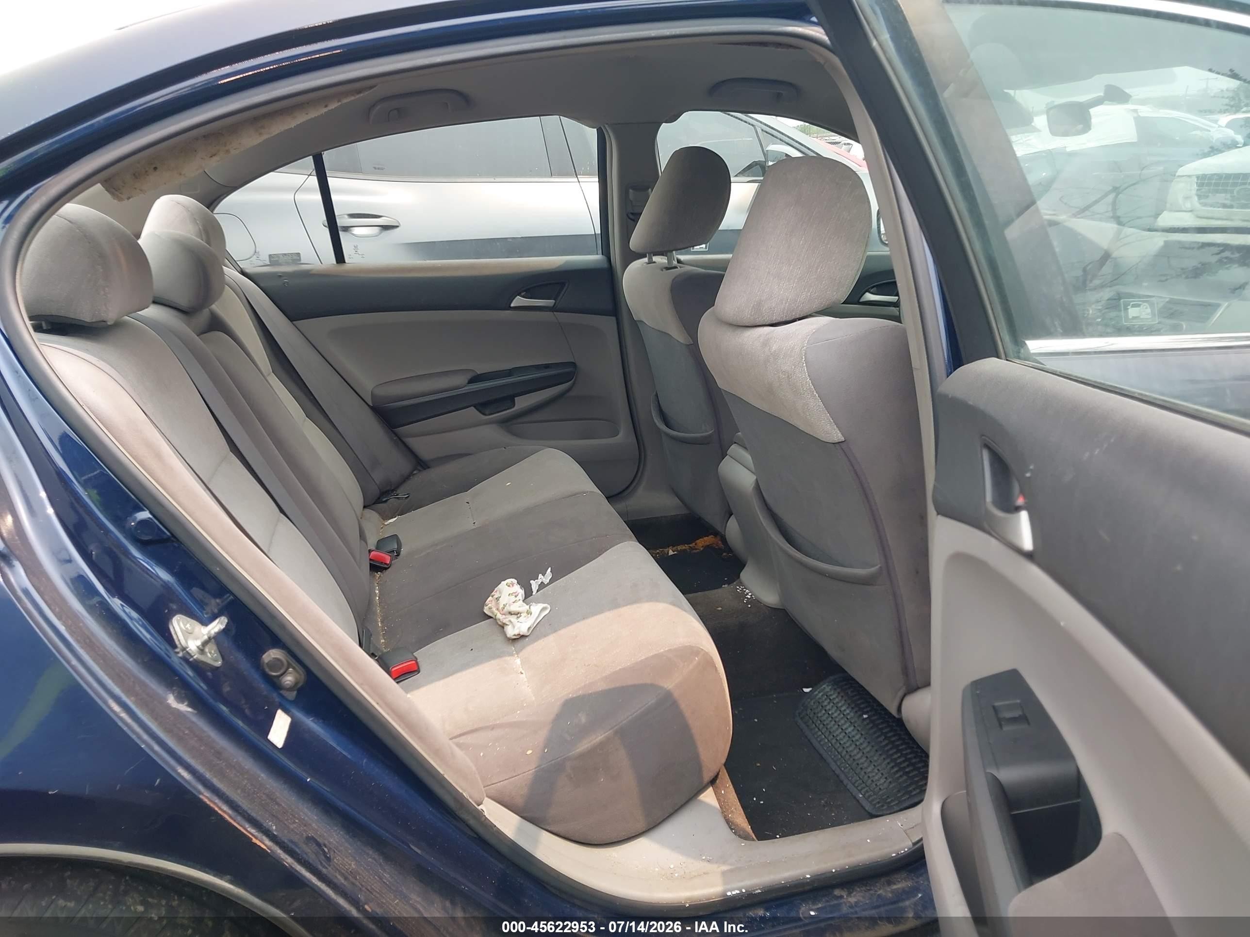 2008 Honda Accord 2.4 Lx Blue vin: 1HGCP26368A112427
