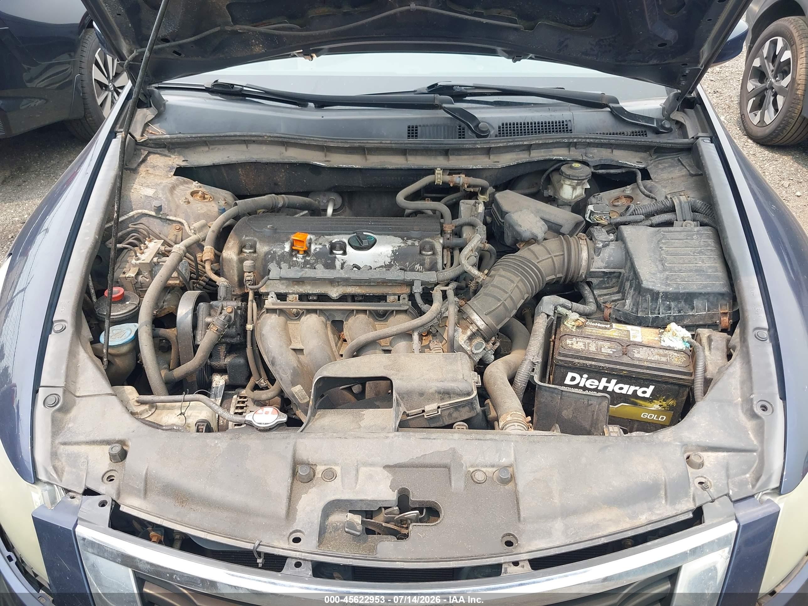2008 Honda Accord 2.4 Lx Blue vin: 1HGCP26368A112427