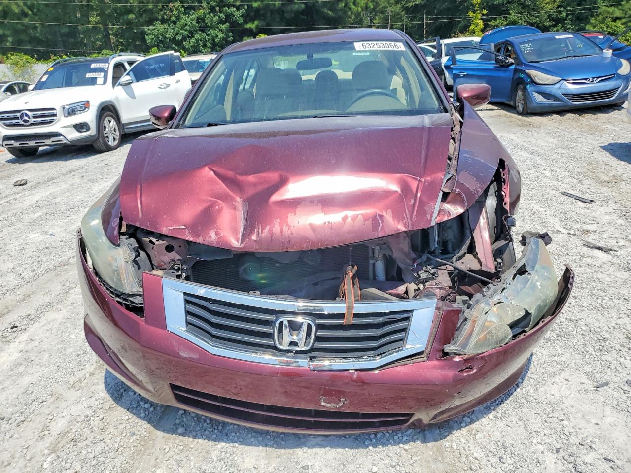 2008 Honda Accord Lx Brown vin: 1HGCP26368A134833