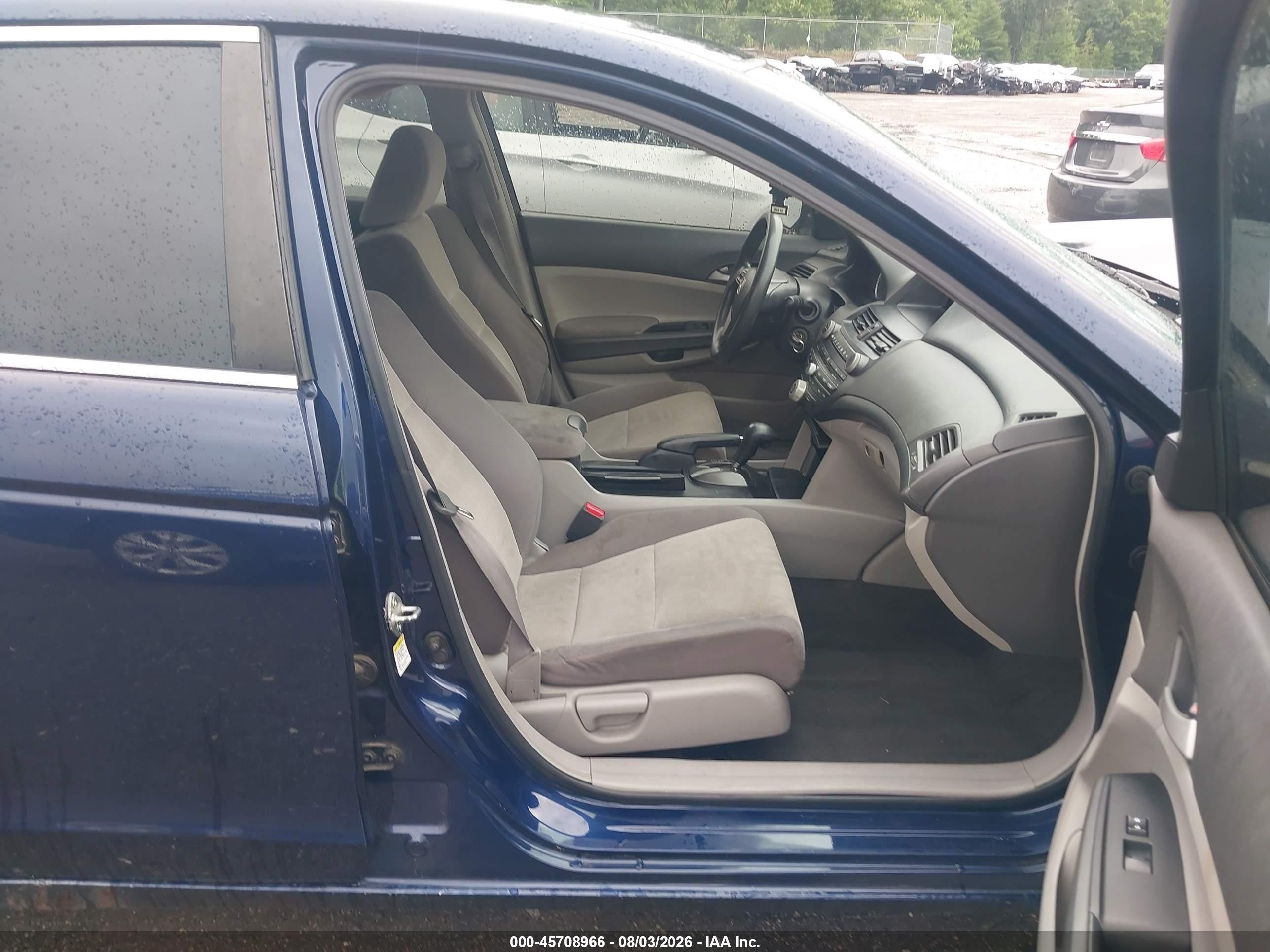 2008 Honda Accord 2.4 Lx Blue vin: 1HGCP26368A151213