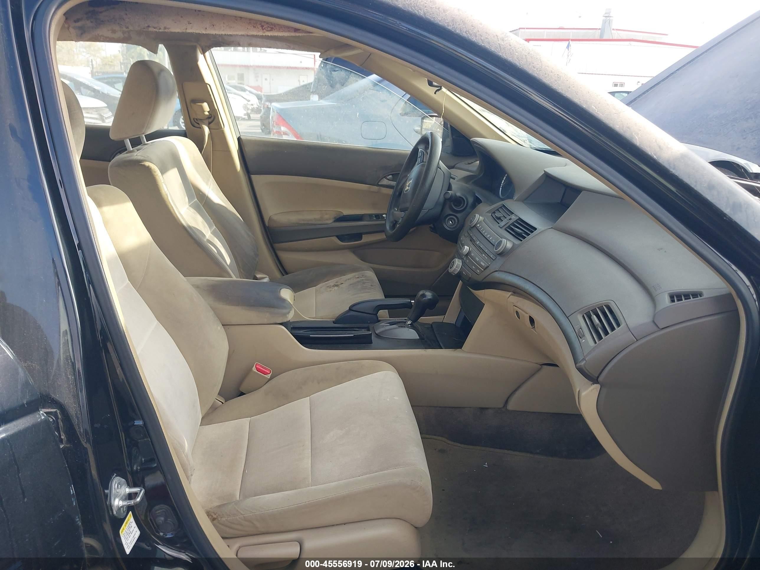 2009 Honda Accord 2.4 Lx Black vin: 1HGCP26369A010272