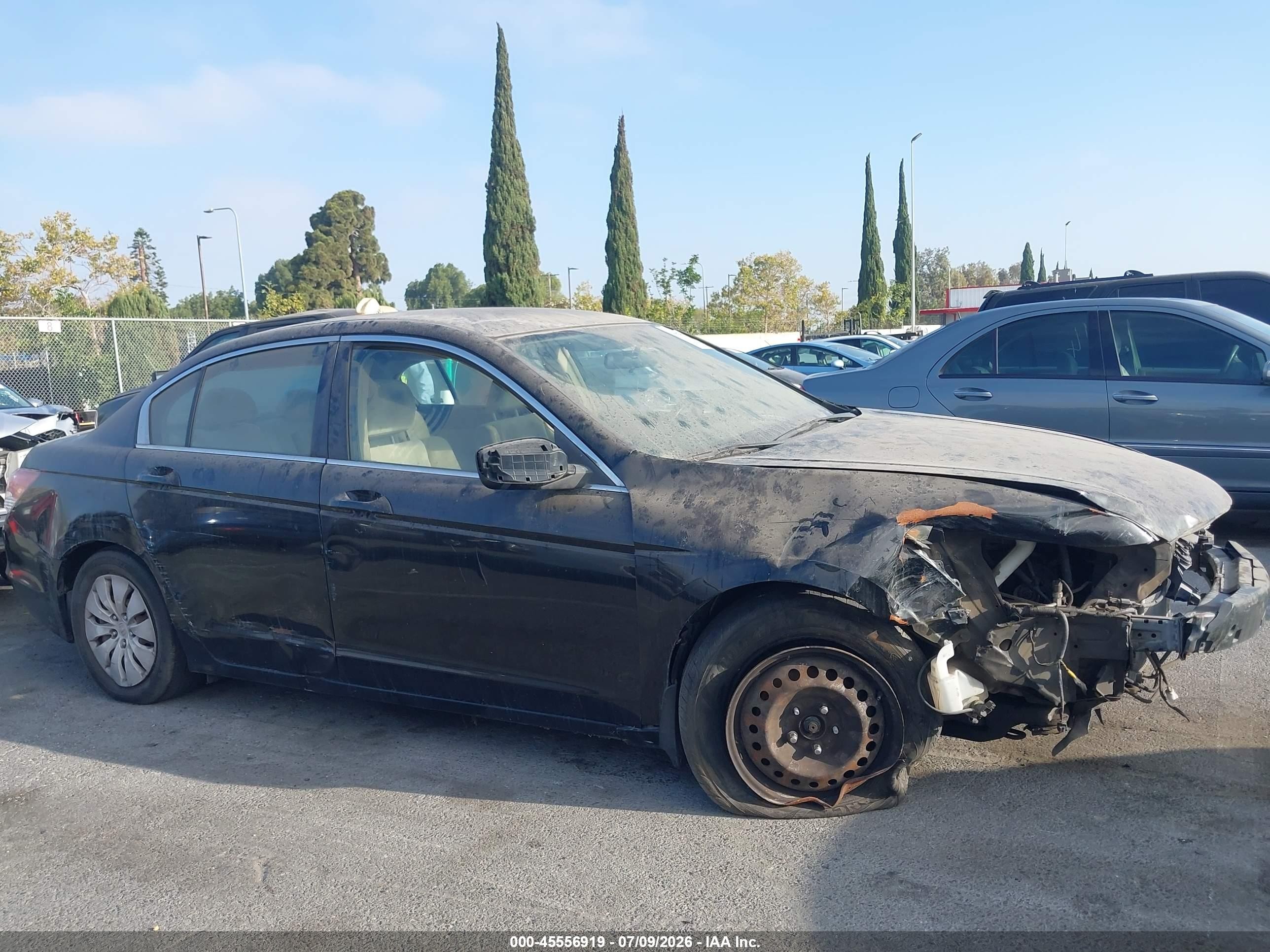 2009 Honda Accord 2.4 Lx Black vin: 1HGCP26369A010272