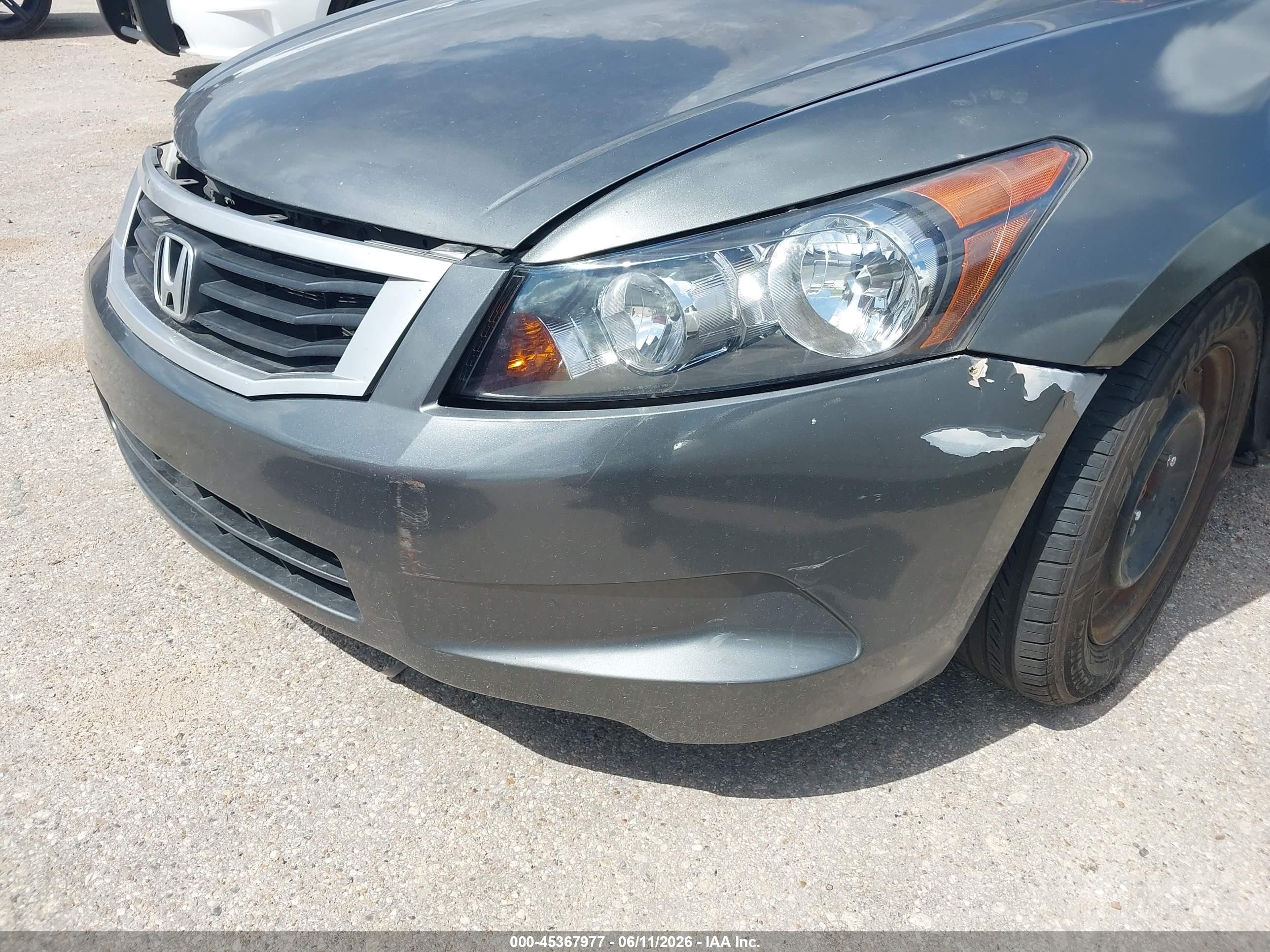 2009 Honda Accord 2.4 Lx Gray vin: 1HGCP26369A021286