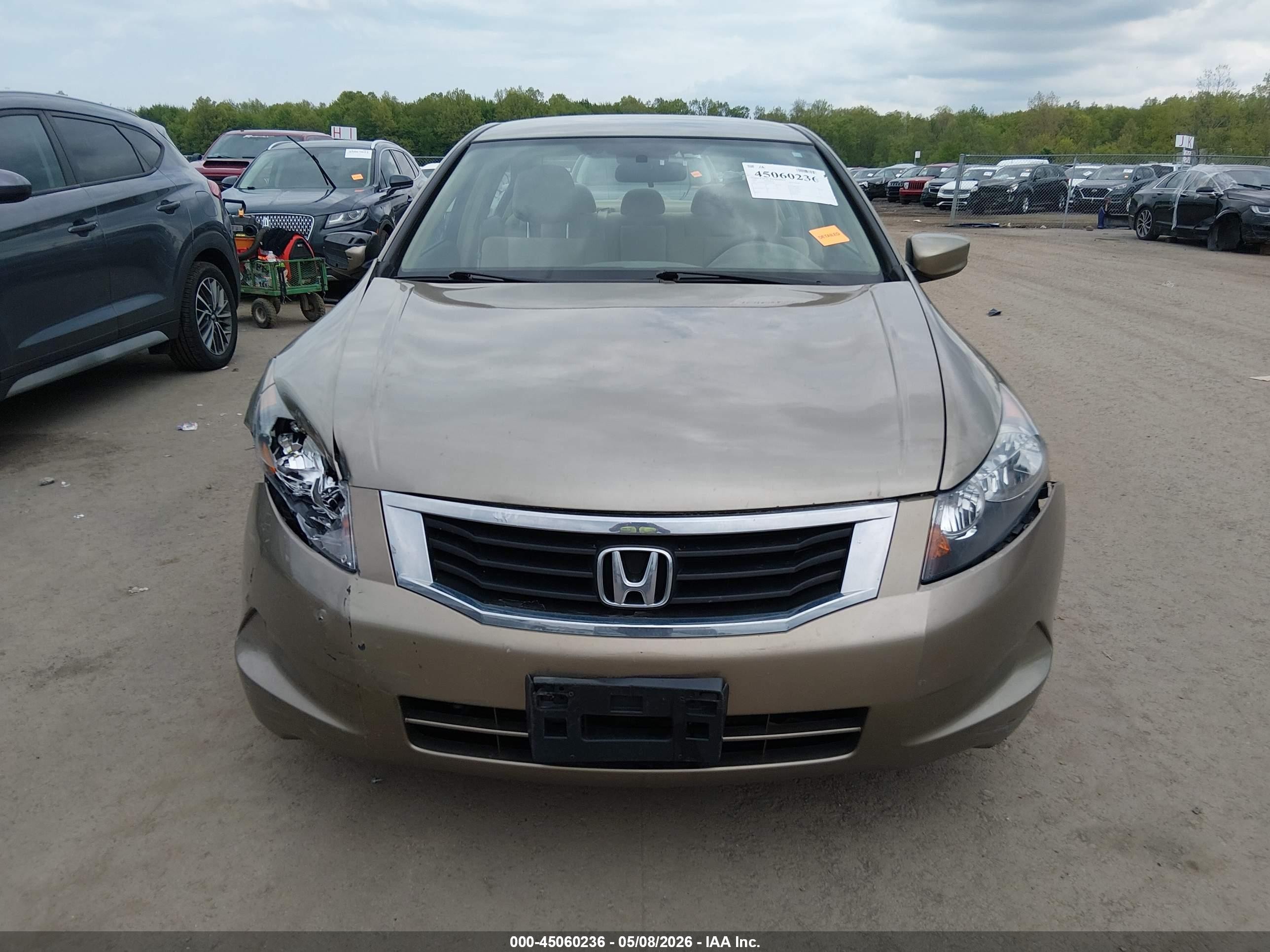 2009 Honda Accord 2.4 Lx Gold vin: 1HGCP26369A054160
