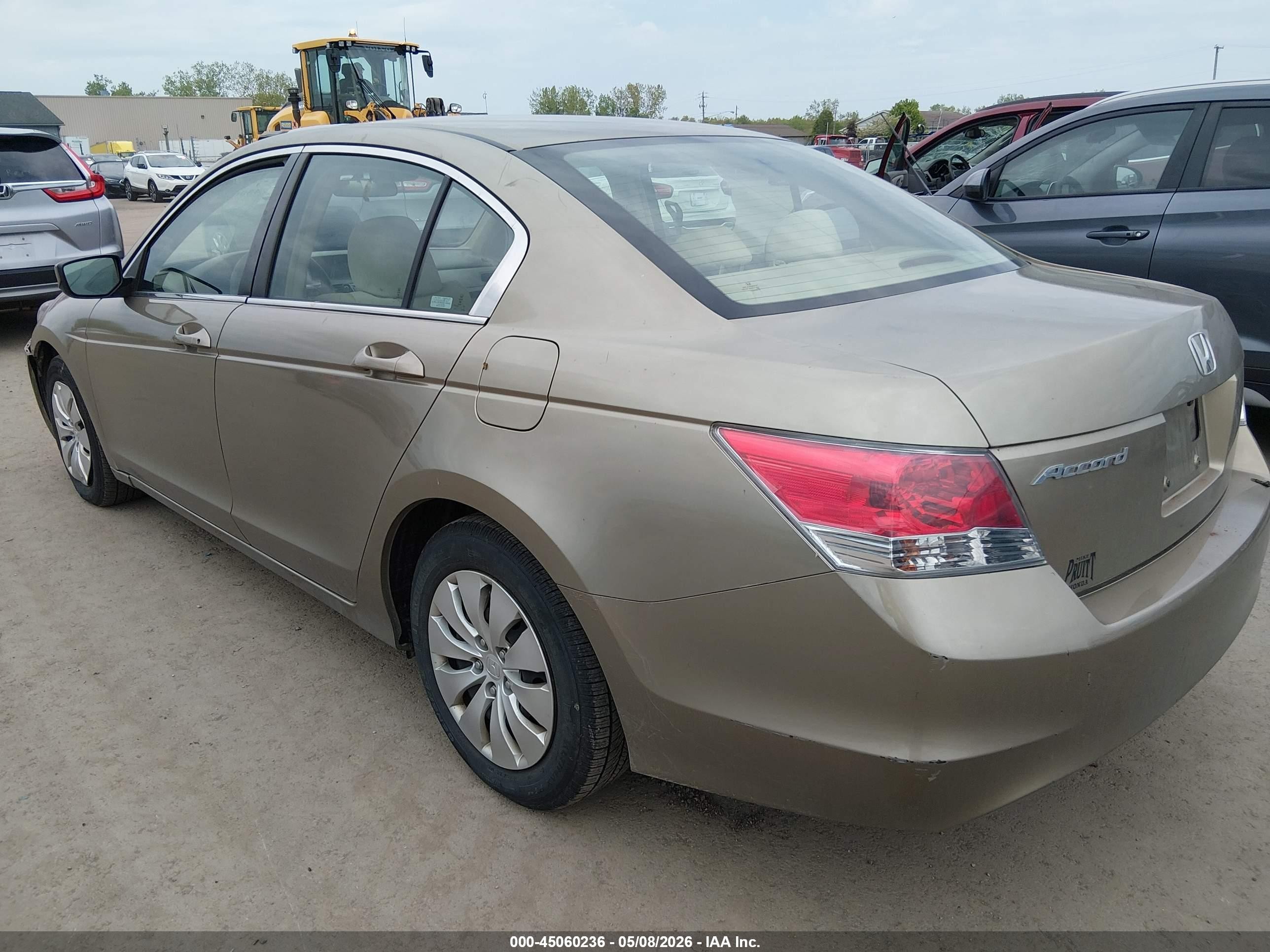 2009 Honda Accord 2.4 Lx Gold vin: 1HGCP26369A054160