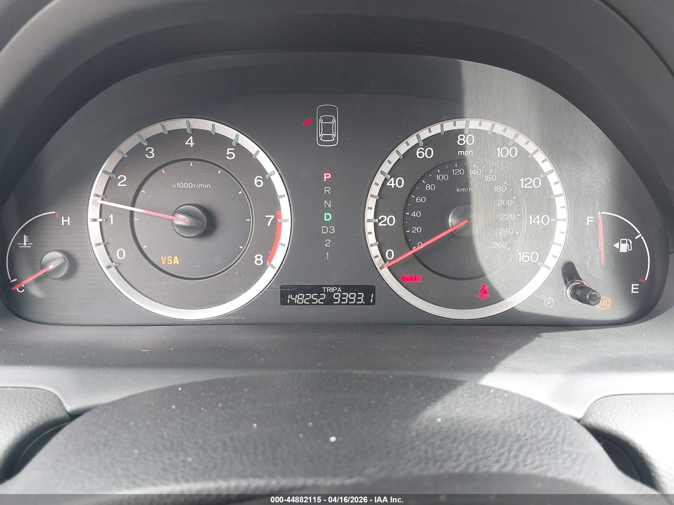2009 Honda Accord 2.4 Lx Gray vin: 1HGCP26369A054997