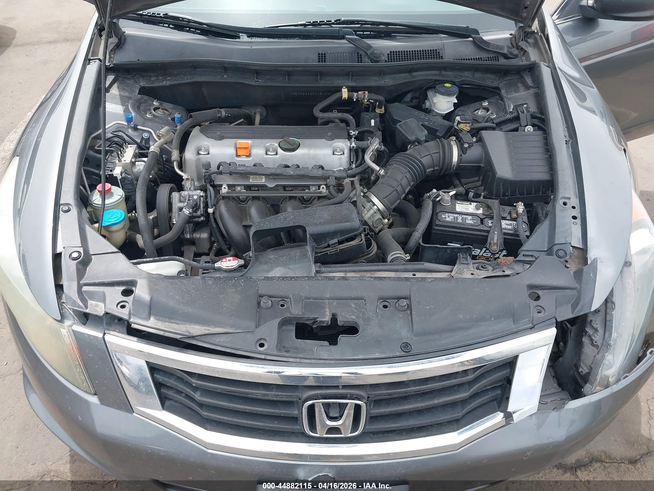2009 Honda Accord 2.4 Lx Gray vin: 1HGCP26369A054997